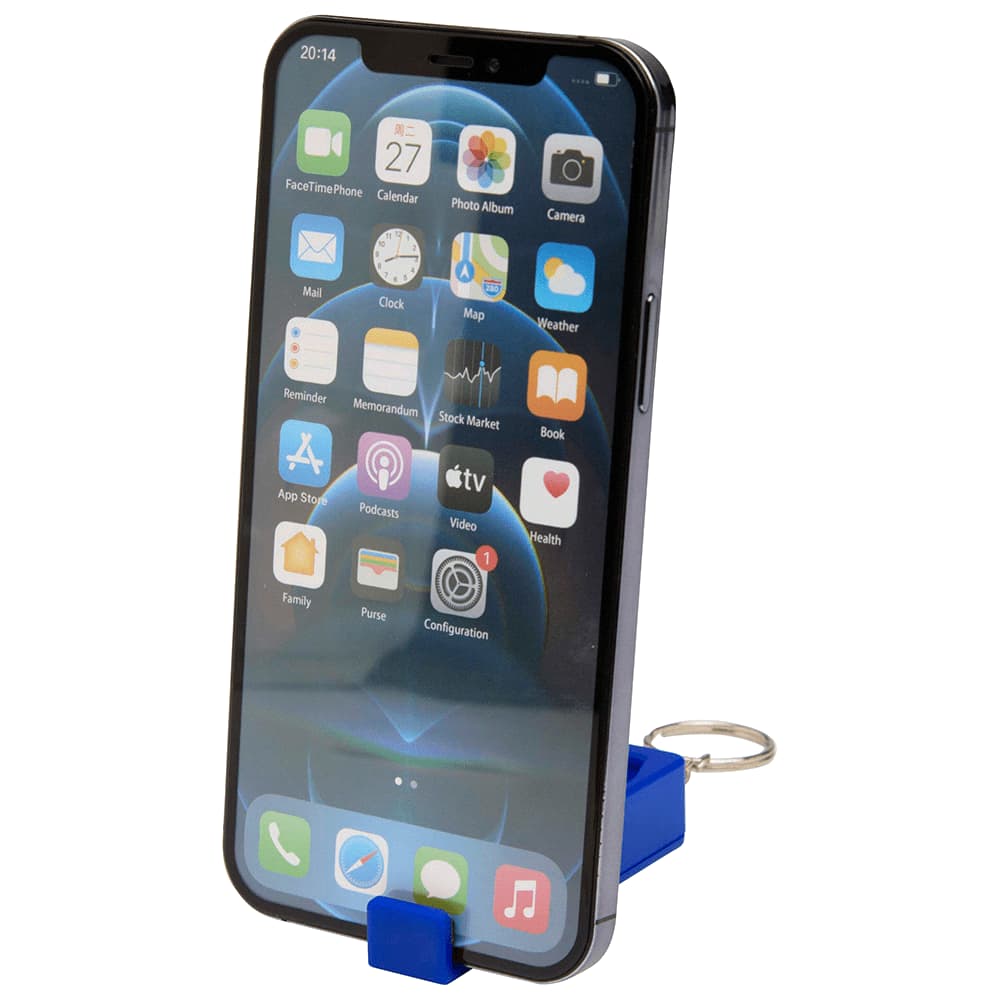 Aggia Recycled Plastic Phone Stand w/ Fidget Toy