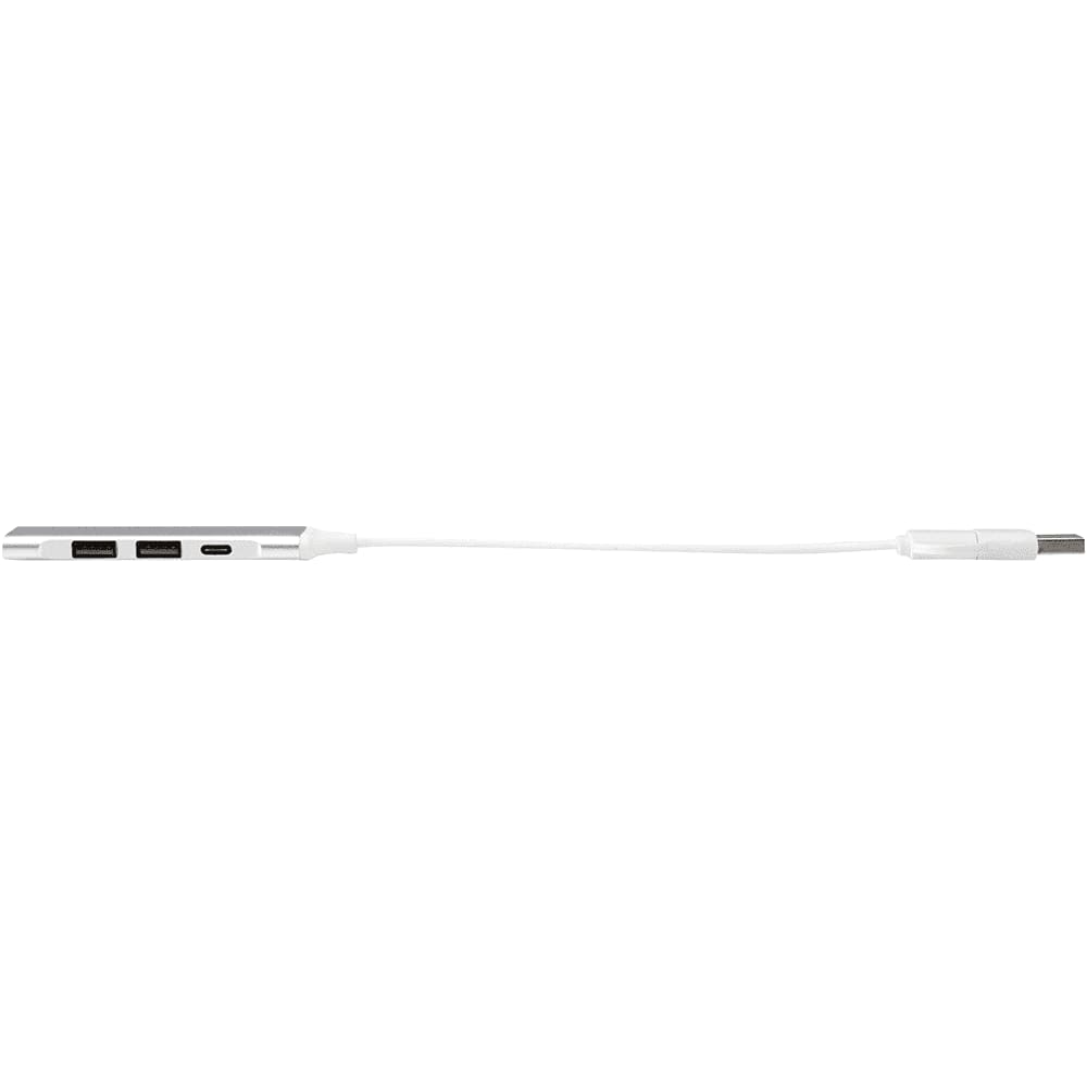 Alkaid 4-Port Recycled Aluminium USB-A & Type-C Hub w/ Dual Input