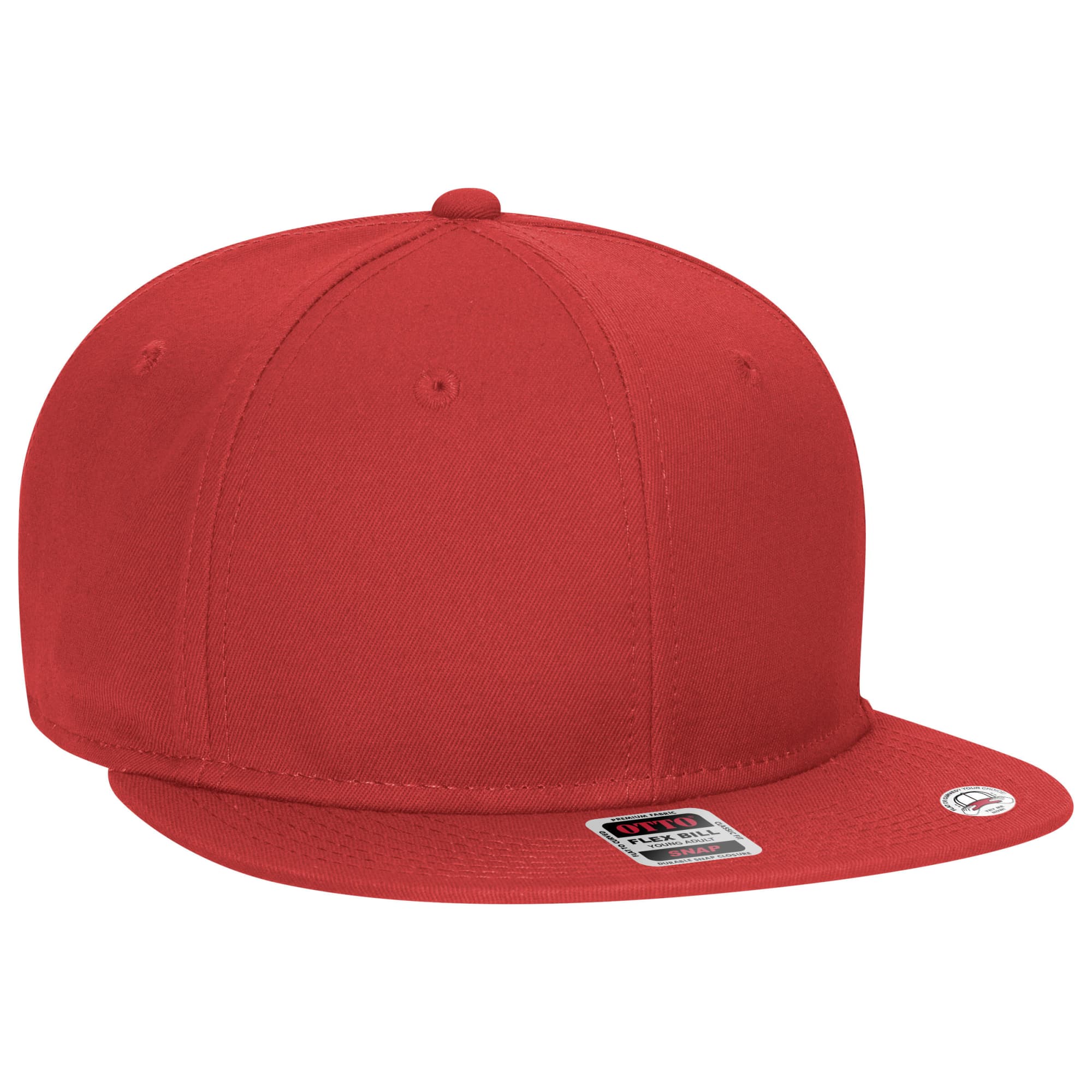 6 Panel Mid Profile Snapback Cap (Youth)
