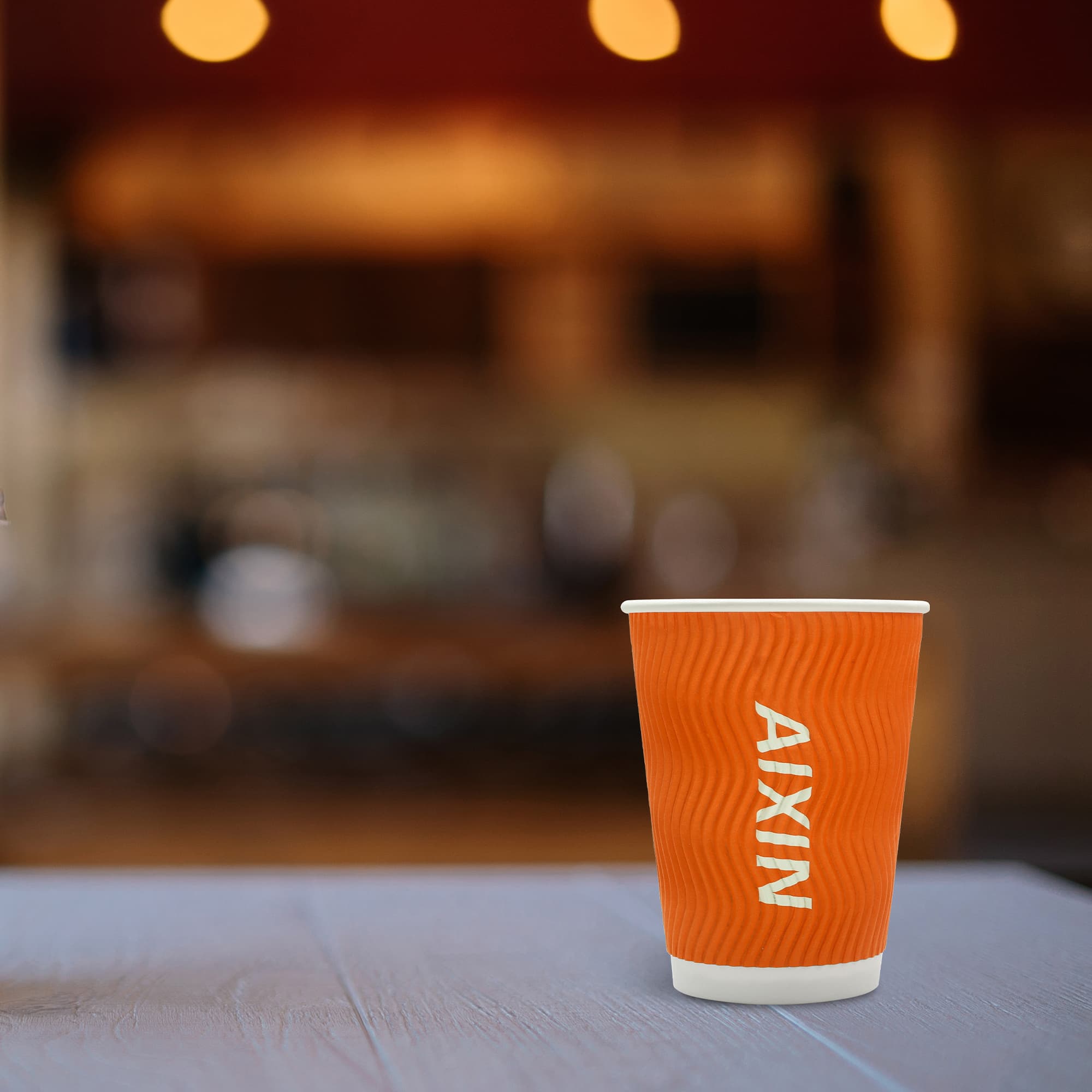 Custom Disposable Corrugated Double Wall Paper Cups
