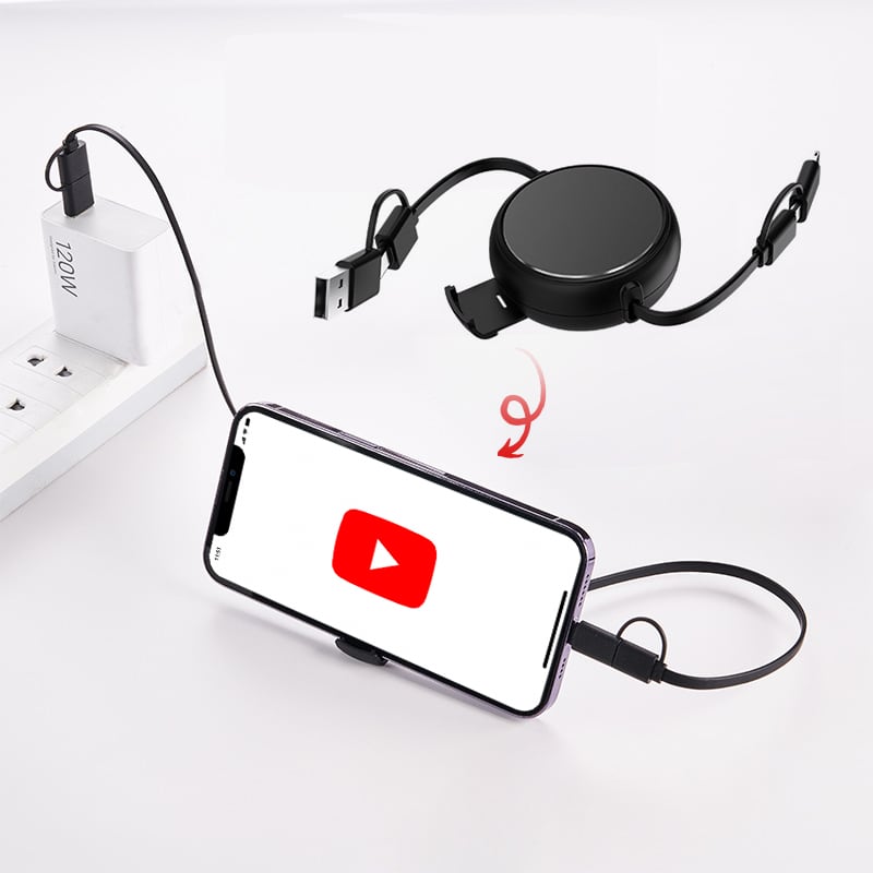 Retractable Portable Charging Cable