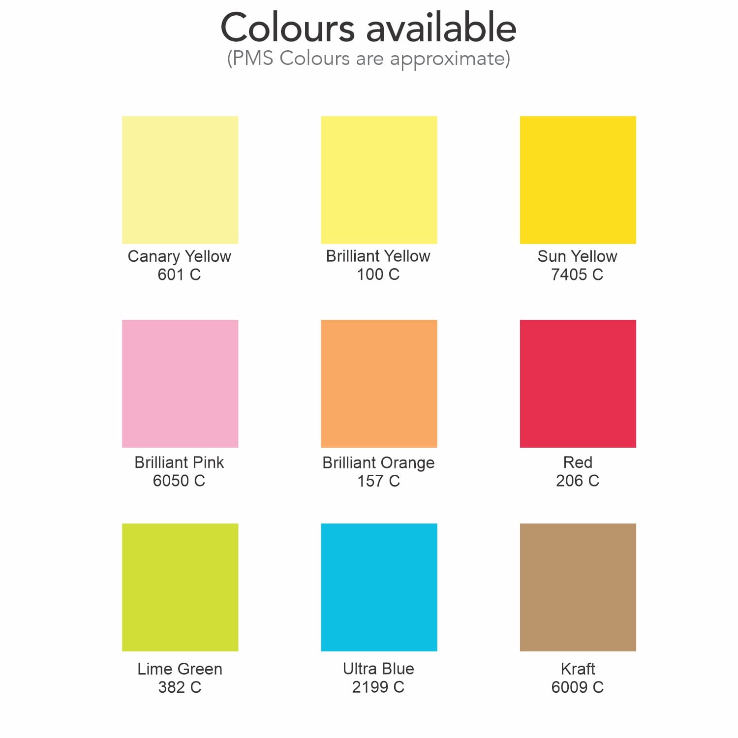 Coloured Sticky Pad 100 x 75mm - 50 Sheets