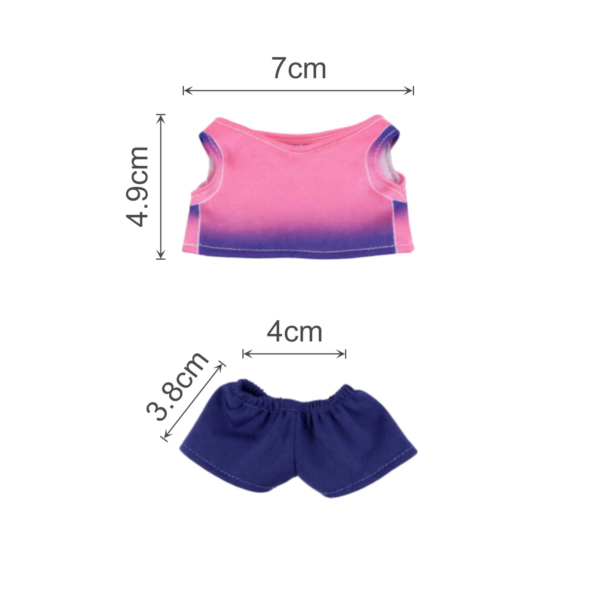 Plush Doll Jersey Outfit (15–17cm Doll)