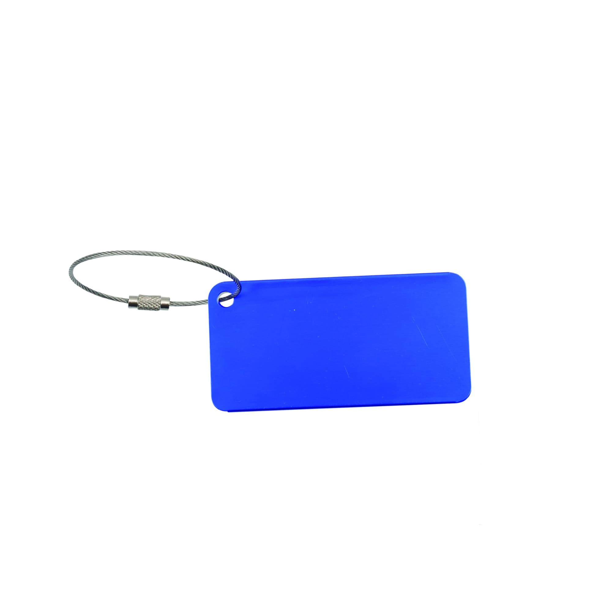 Square Aluminium Luggage Tag