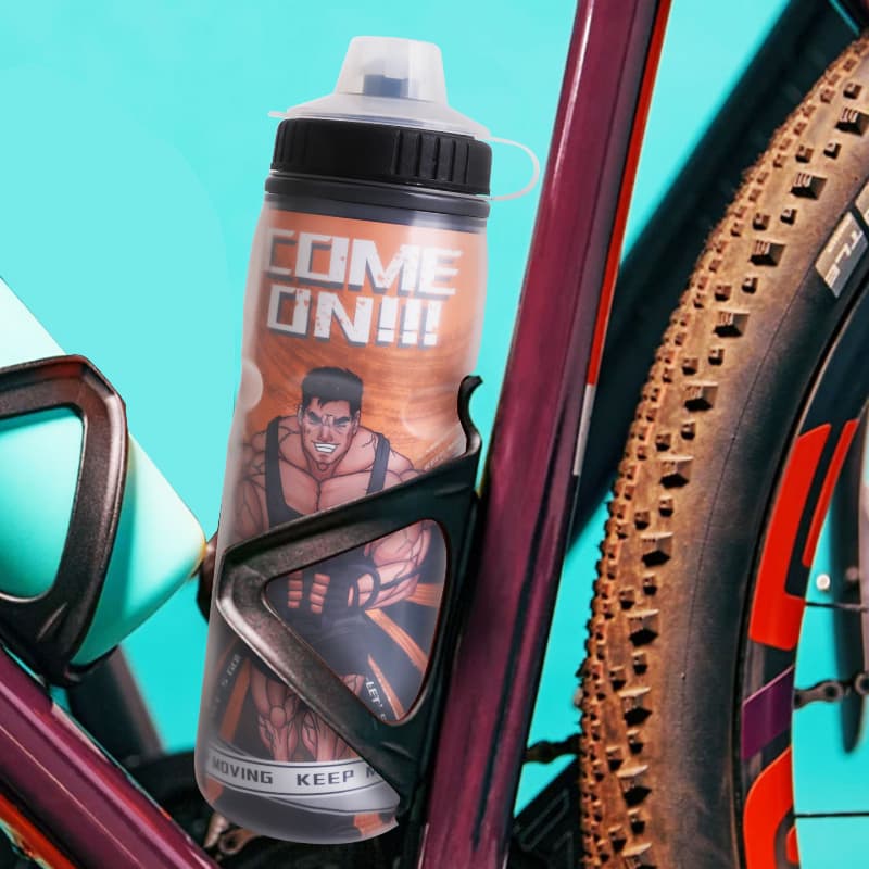 20oz 600ml Double Wall Squeeze Sports Water Bottle