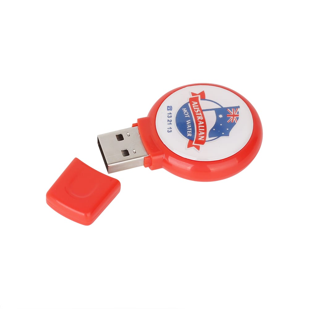 Round Domed Flash Drive