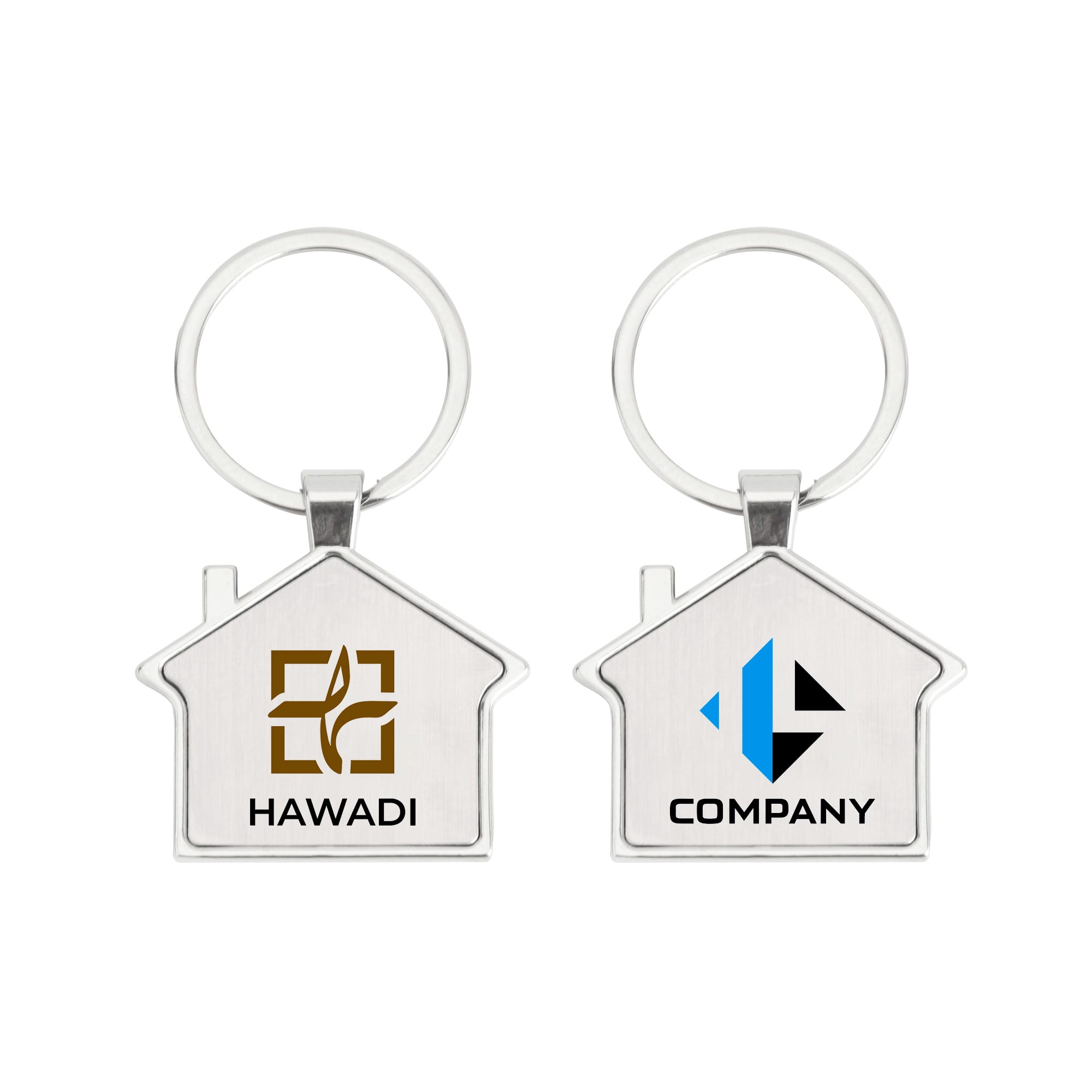 House Metal Keyring