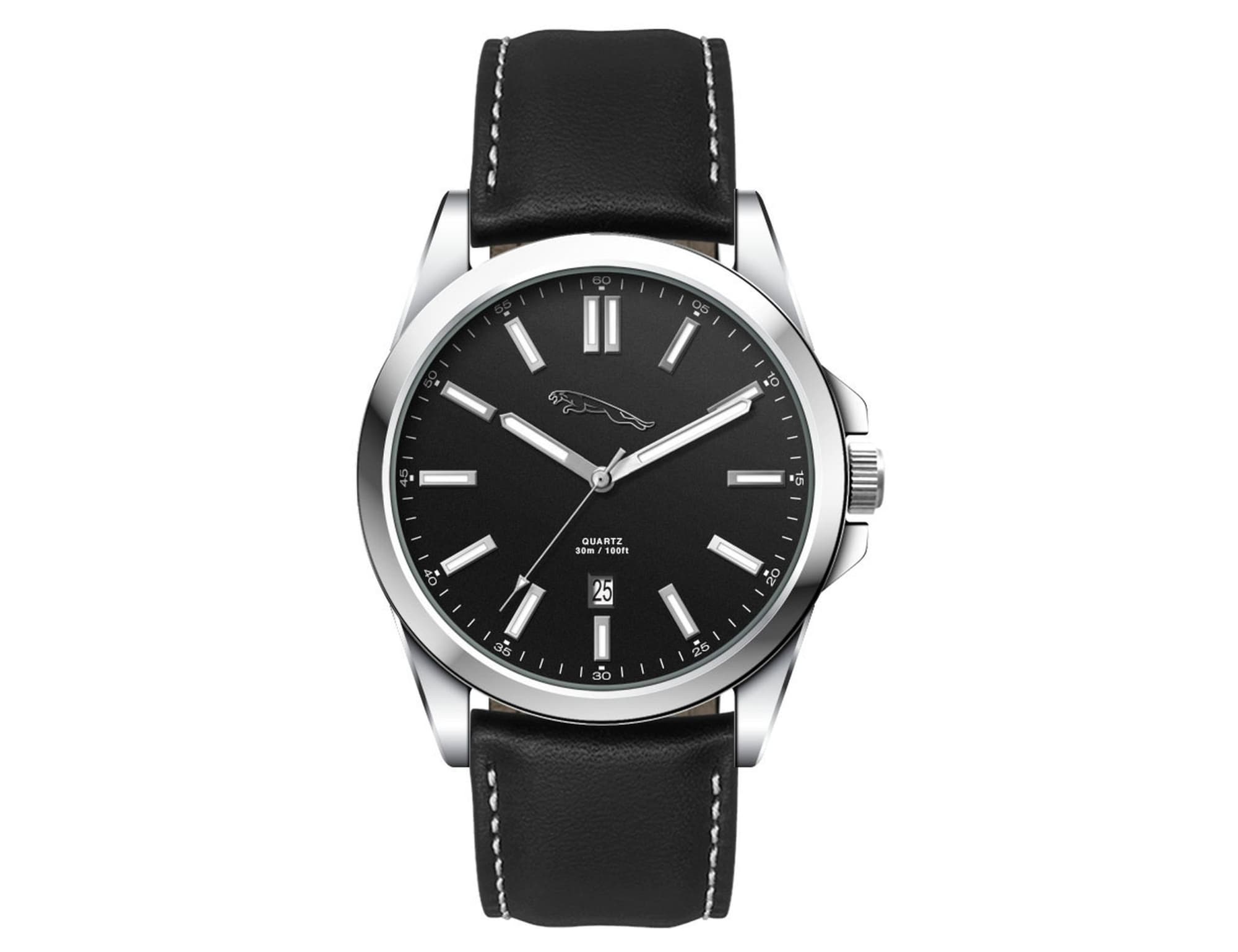 Casual Unisex Watch, Leather Strap