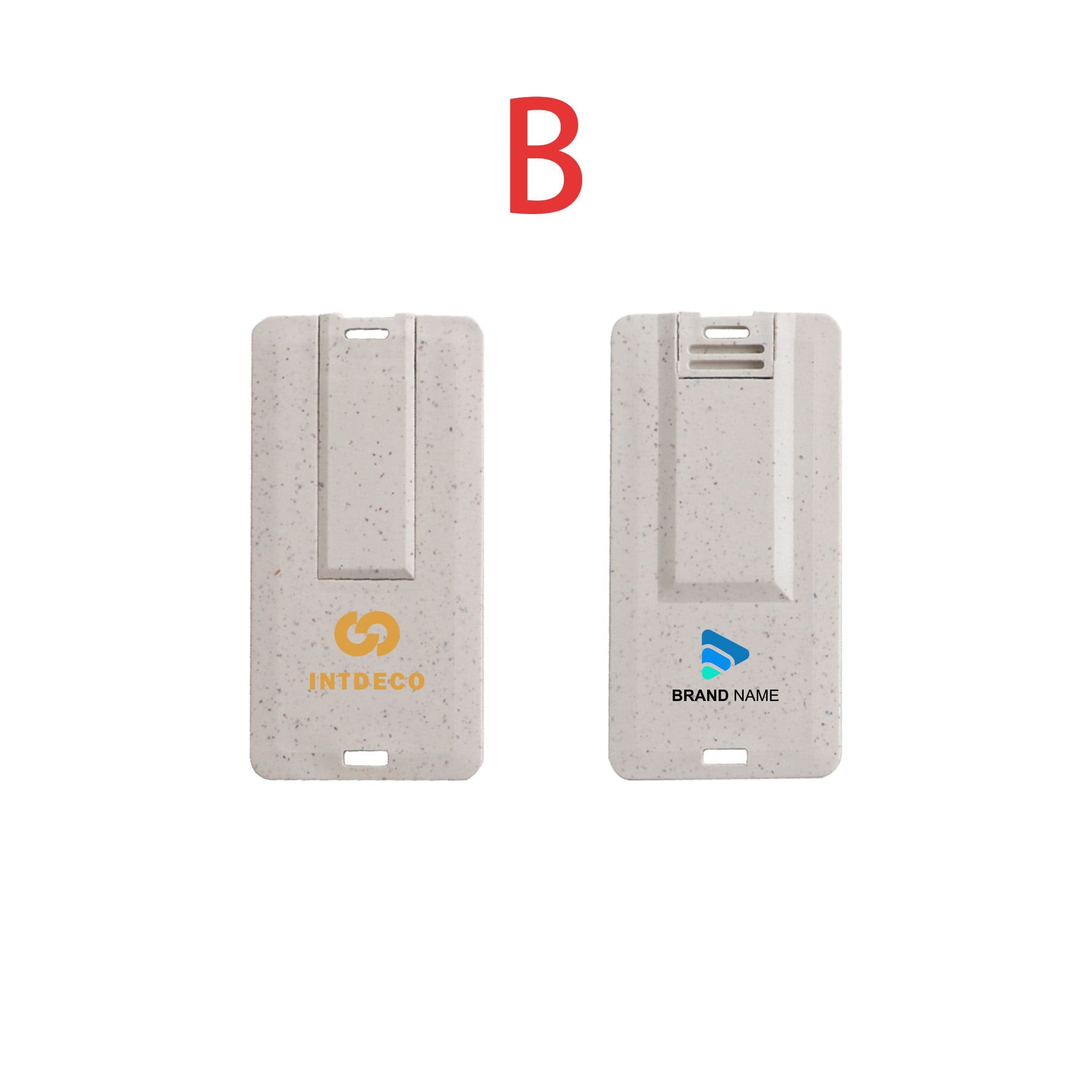 Wheat Straw Credit Card Flash Drive
