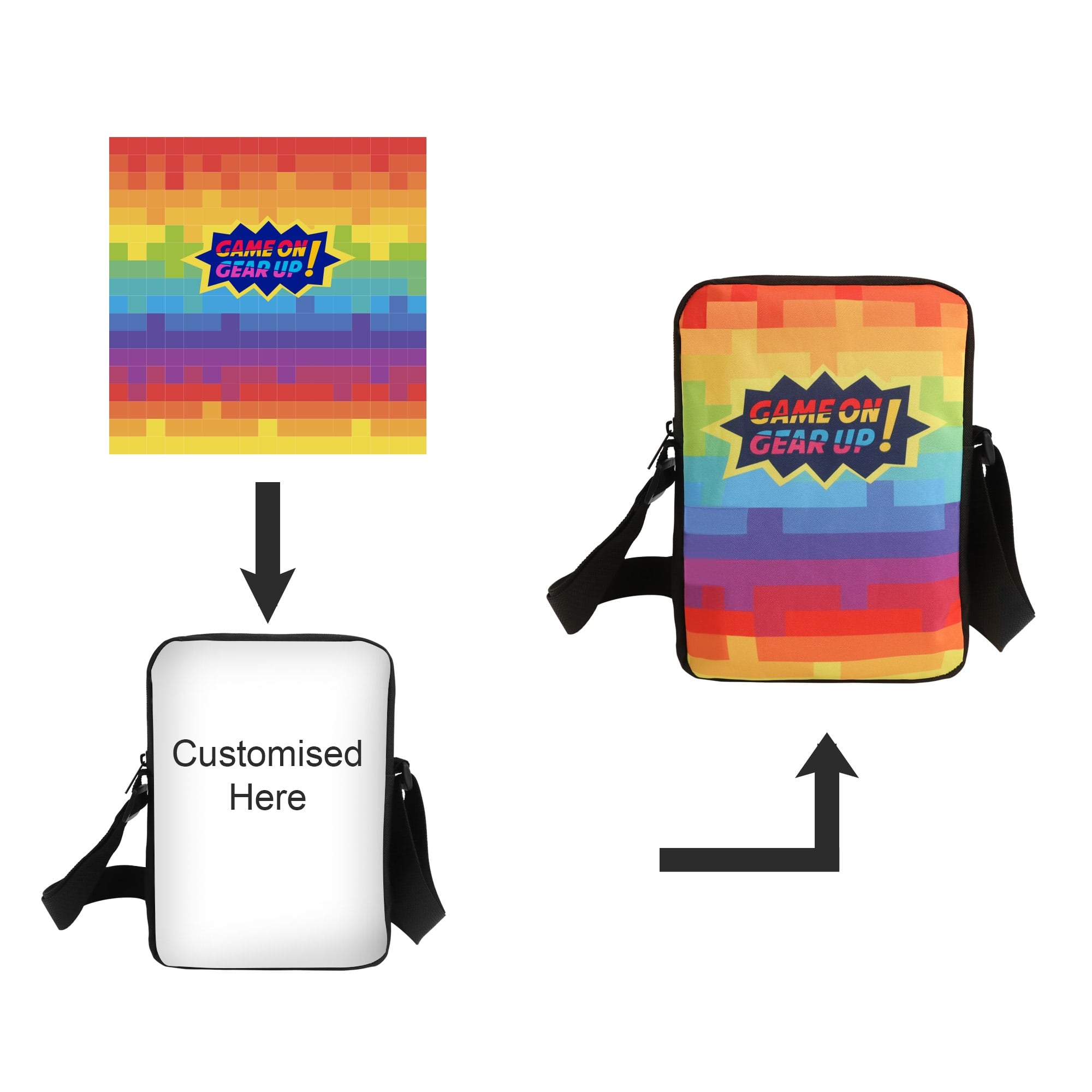 Sublimation Cross Body Bag