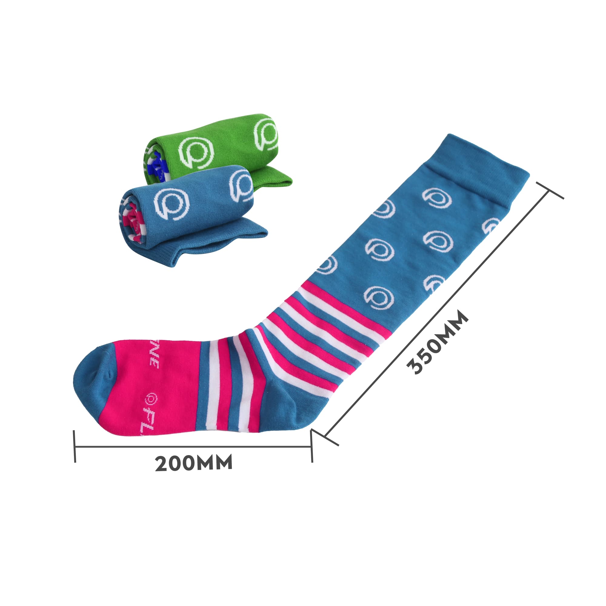 Mid Calf Custom Pattern Socks