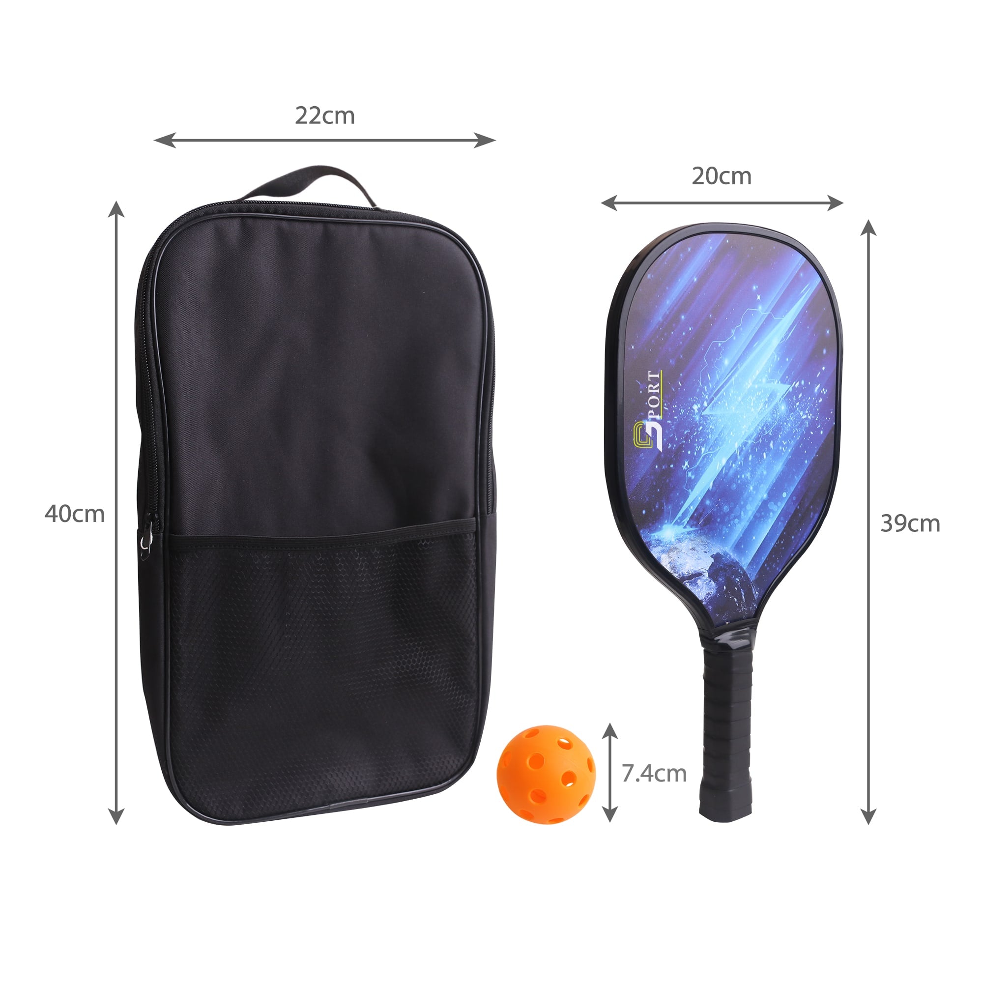 Wooden Pickleball Set
