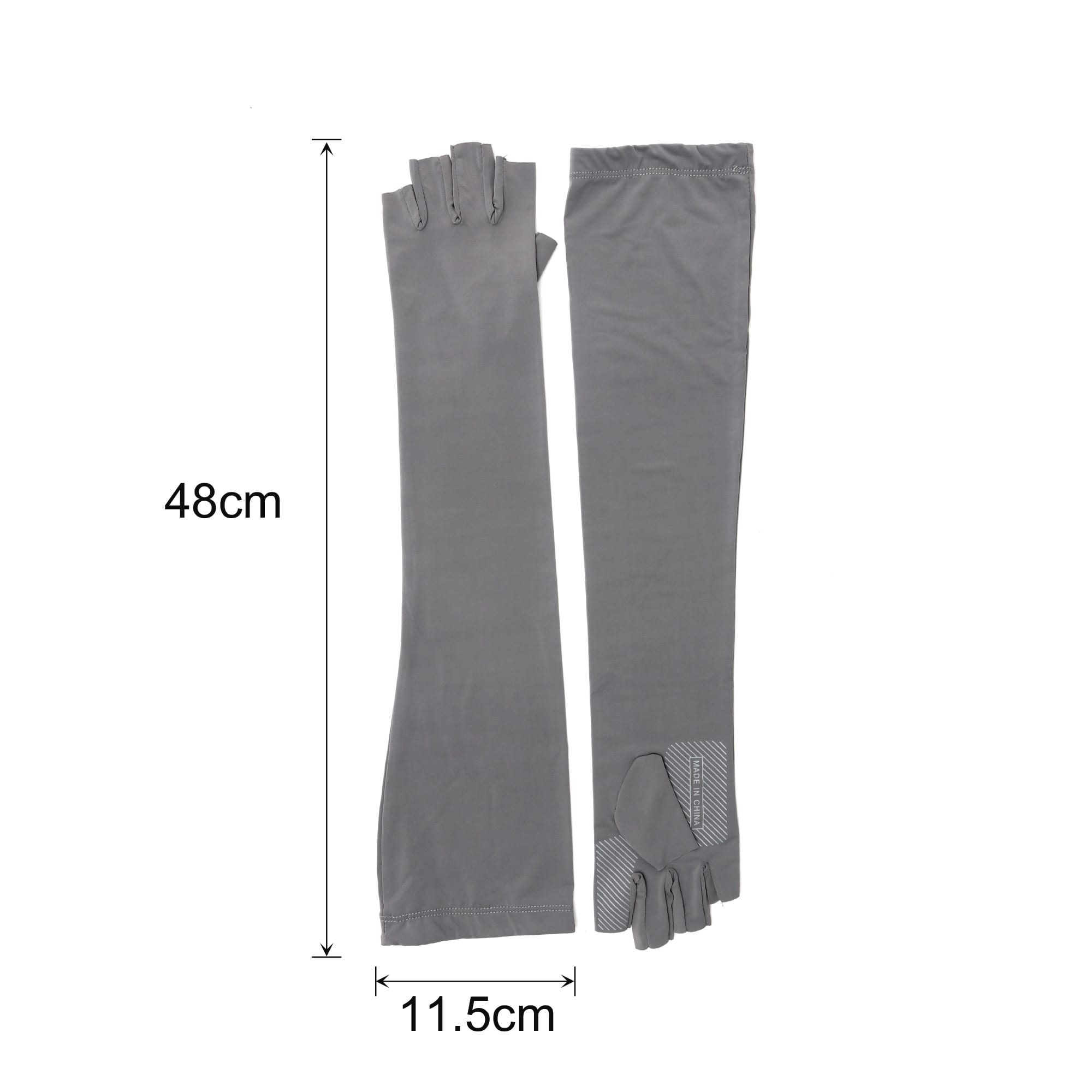 Long Sleeve Sun Protective Fingerless Gloves