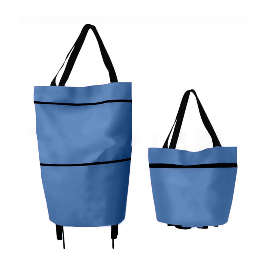 2 in 1 Collapsible Shopping Trolley Bag