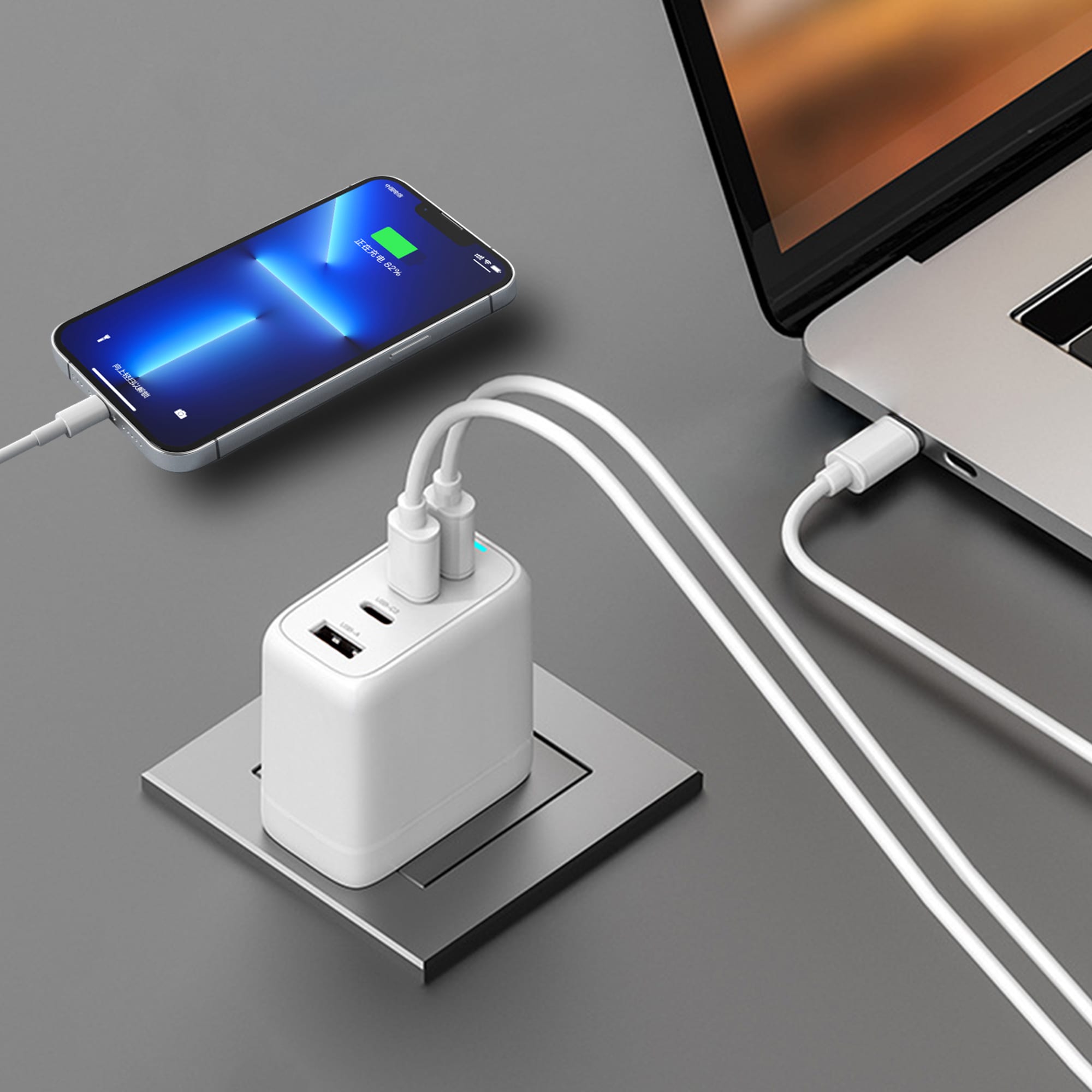 4 Ports Universal Travel Adapter
