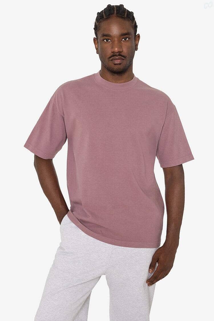 Short Sleeve Garment Dye Crewneck Tee