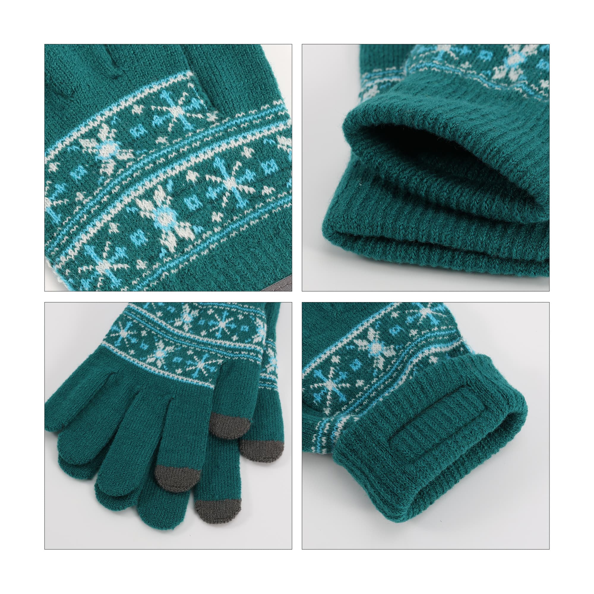 Kids Jacquard Gloves