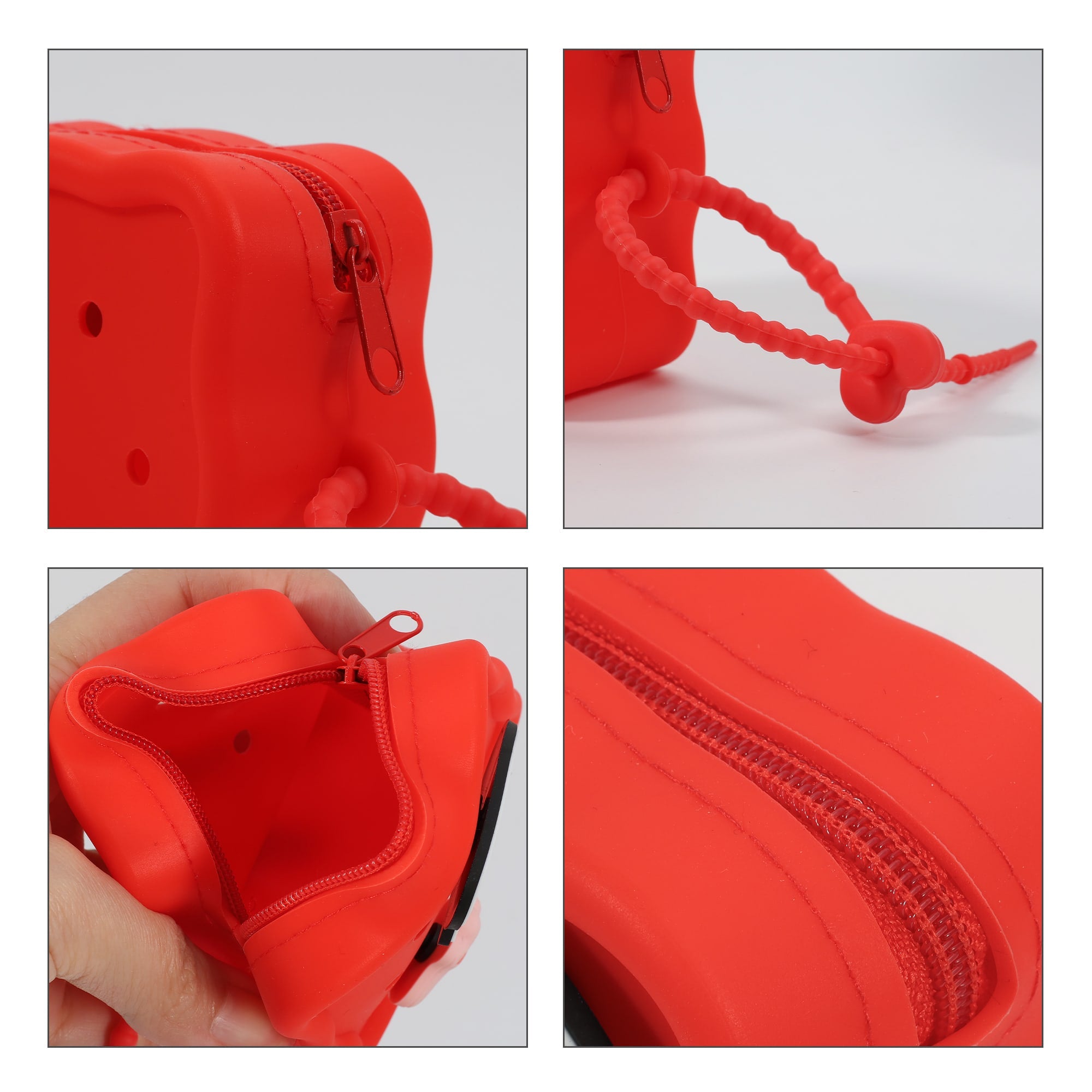 Square Silicone Holes Pouch
