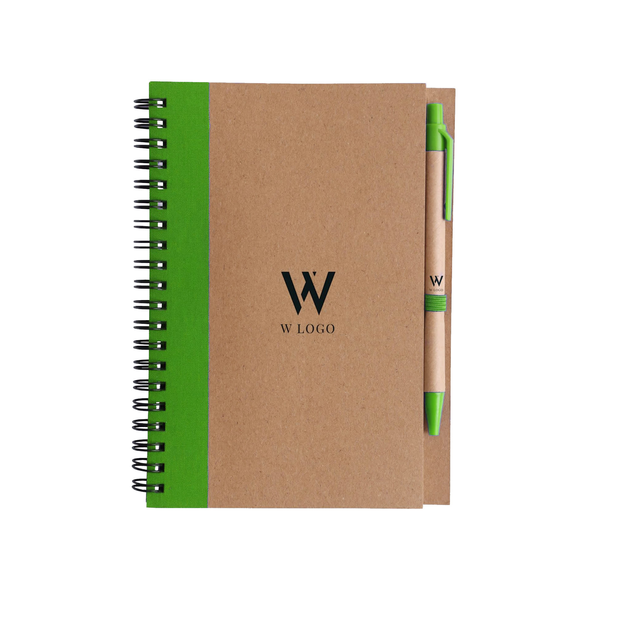 Kraft Notebook with Ballpoint Pen