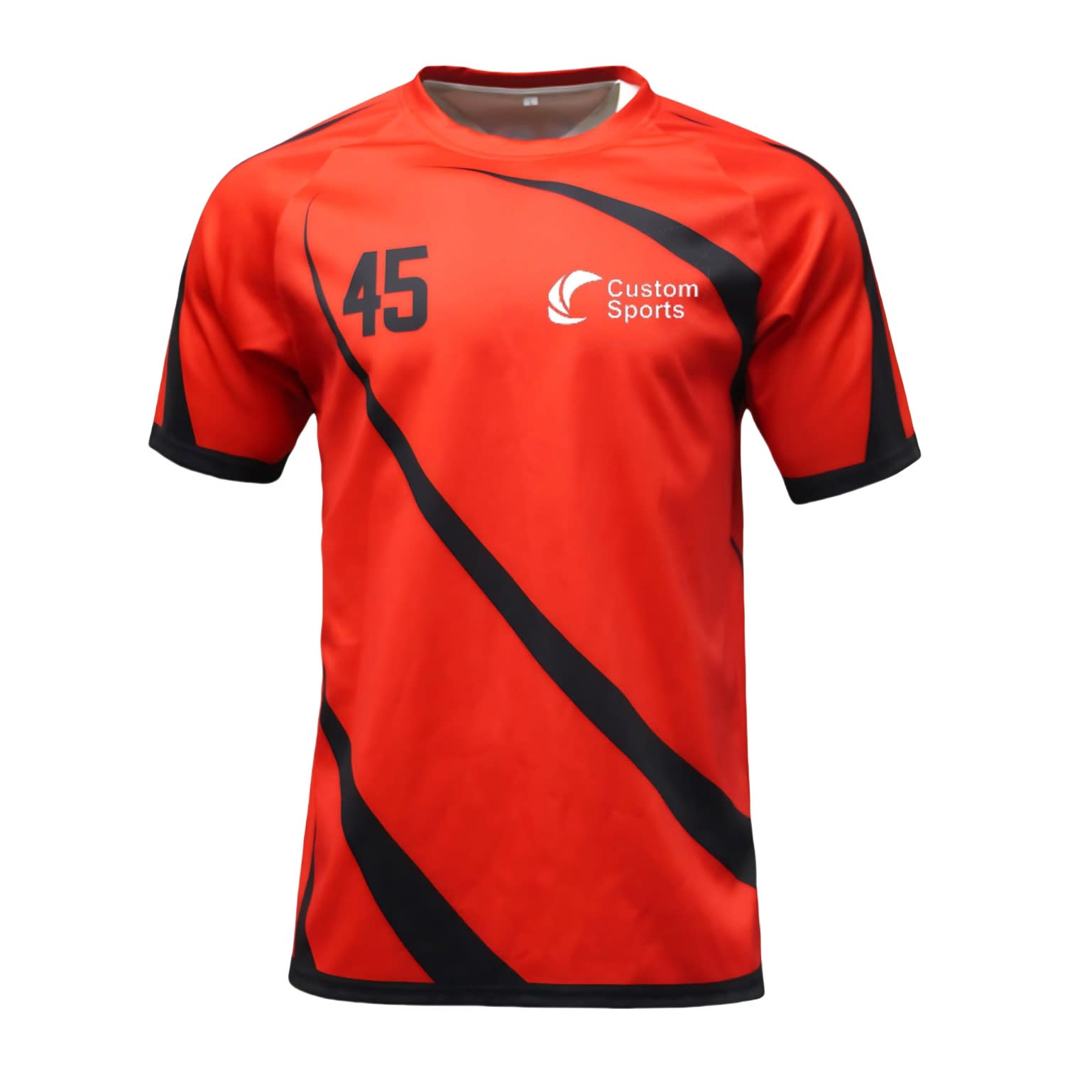 100% Polyester Micro Mesh Sublimated Crew Neck Raglan Sport Tee Shirt