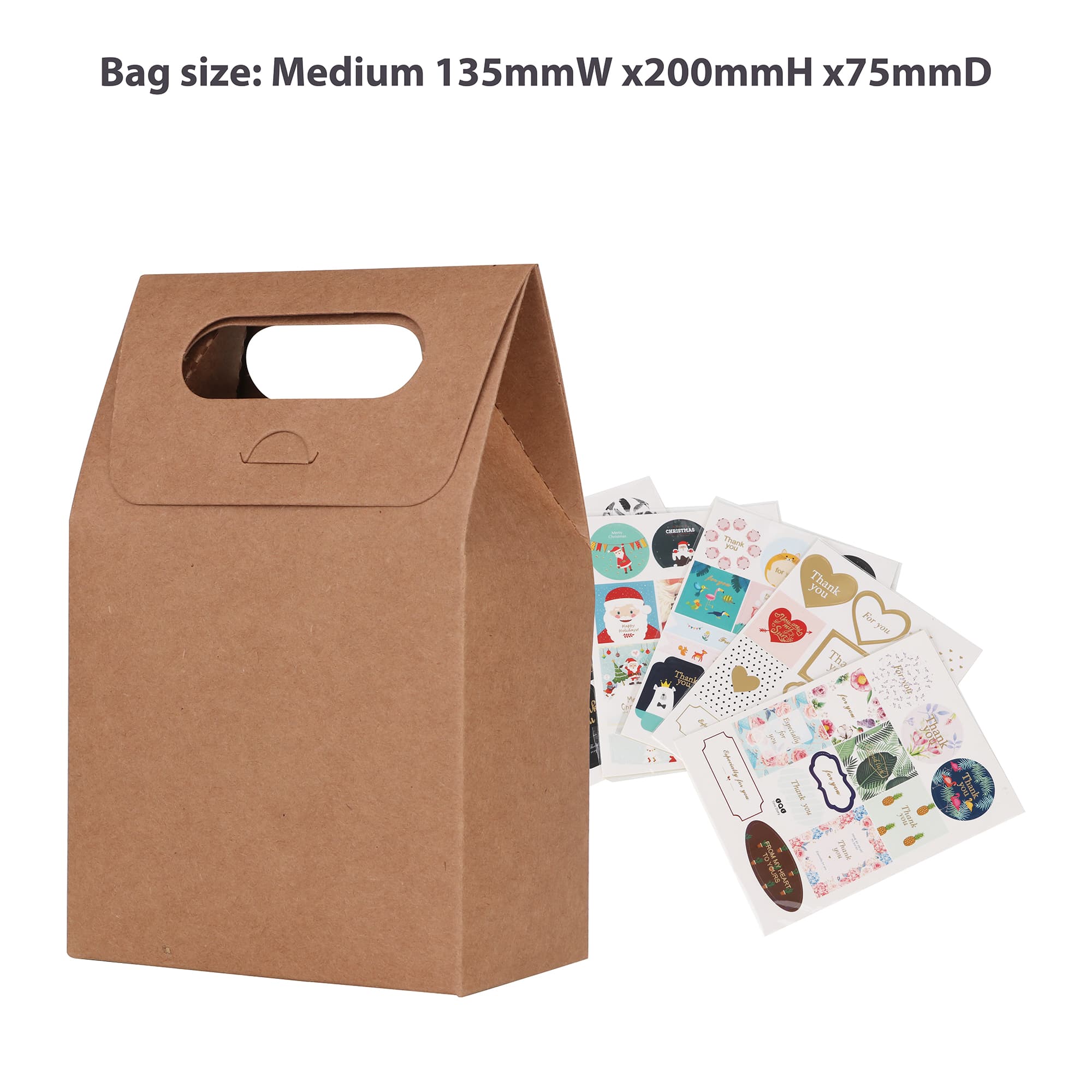Die cut Handle Bag(135x200x75mm)