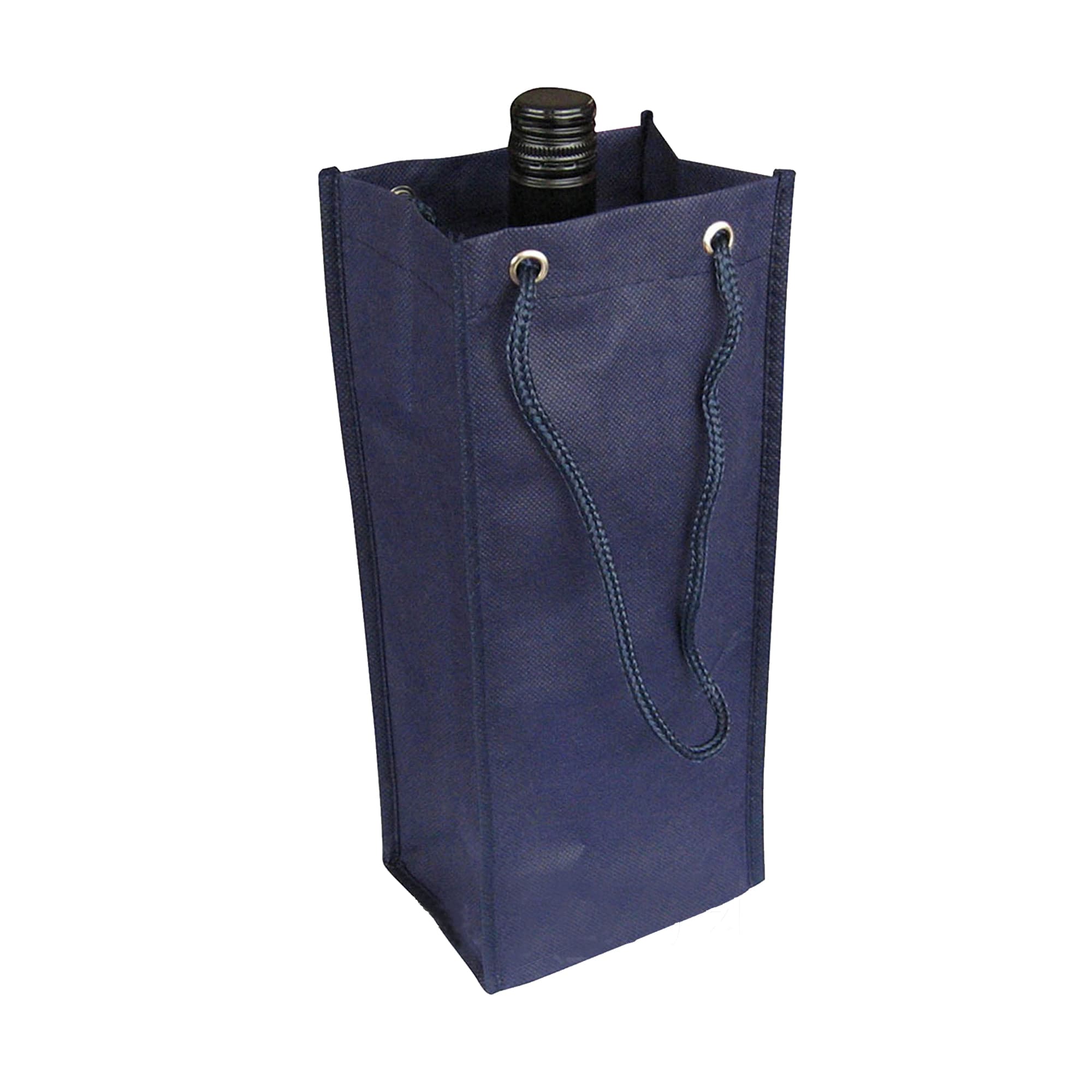 Non Woven Single Bottle Bag with Rope Handle