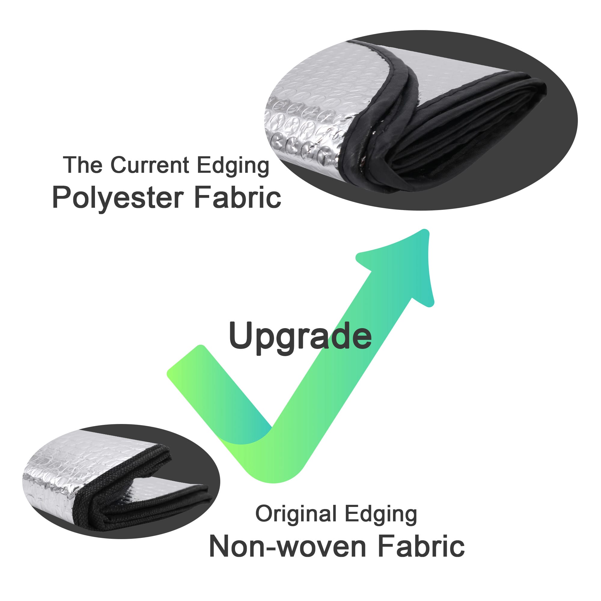 Bubble Aluminum Car Sunshade