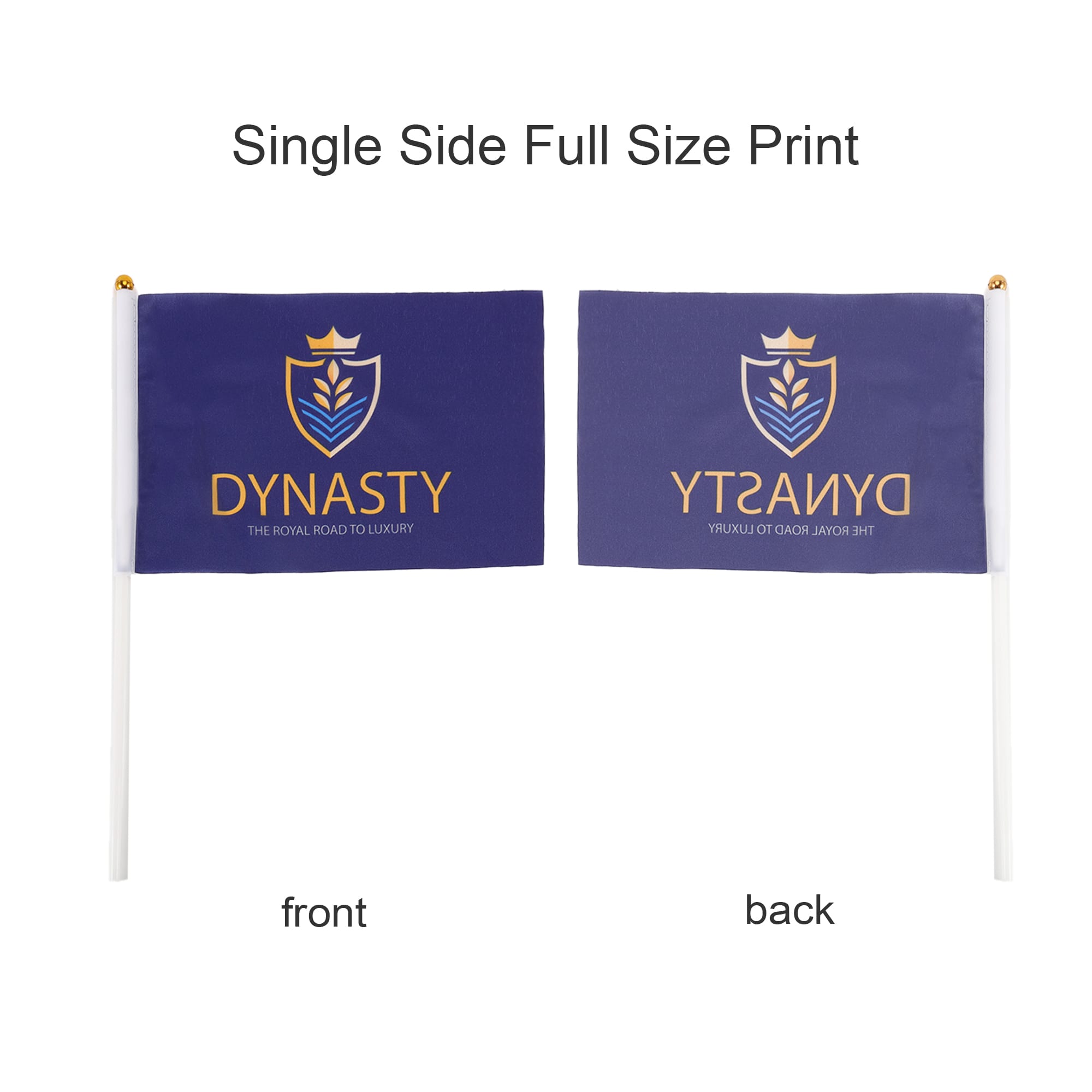 Rectangular Cheering Flag Stick
