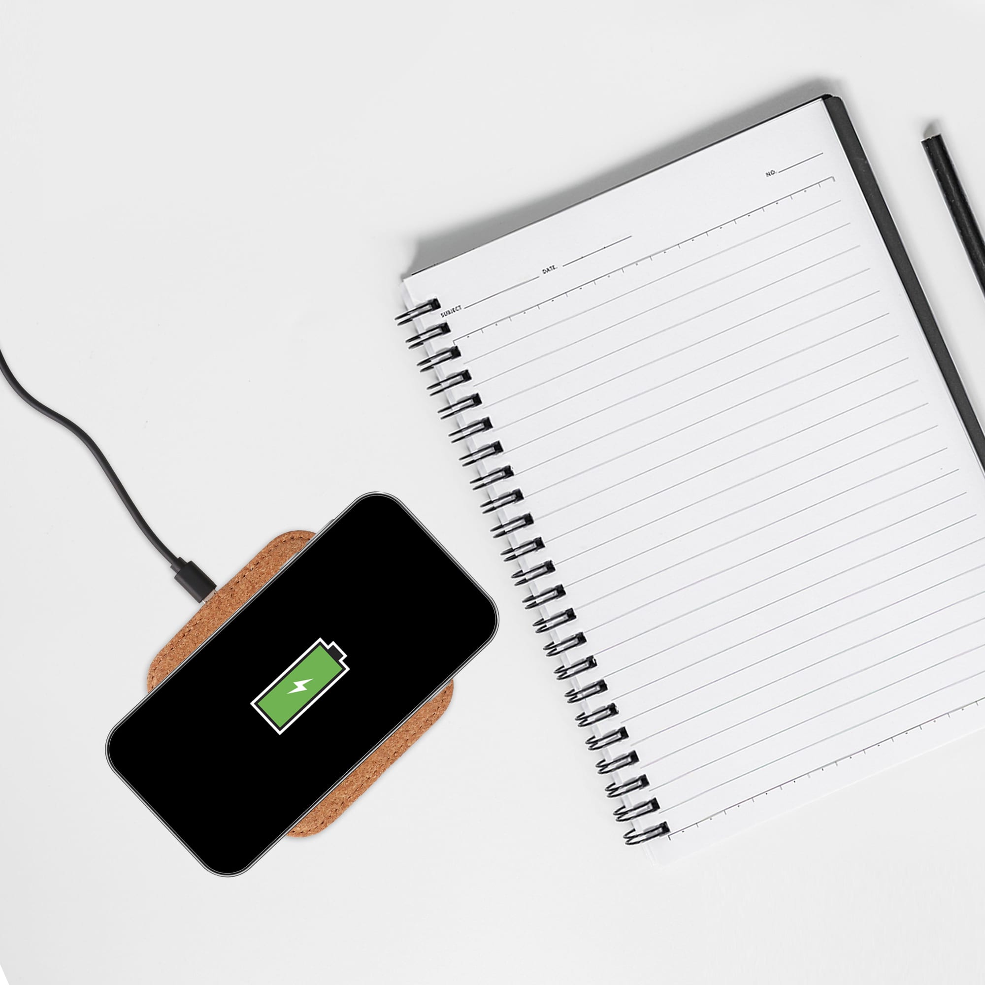 10W Square Cork Wireless Charger