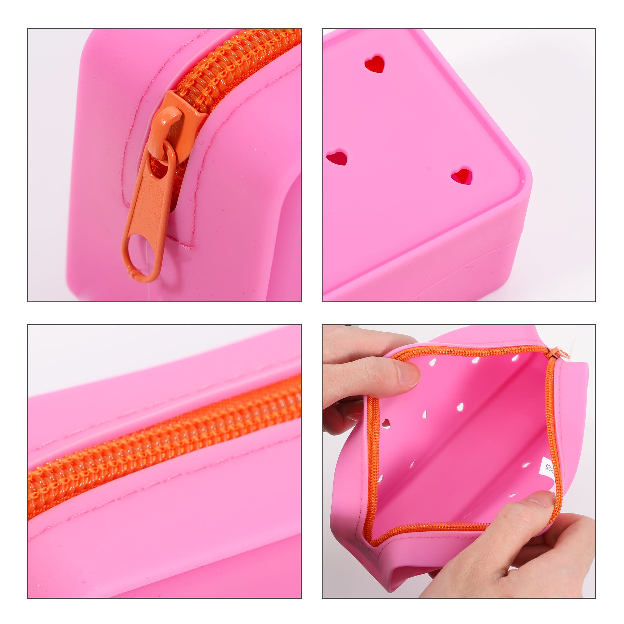 Silicone Holes Pencil Case