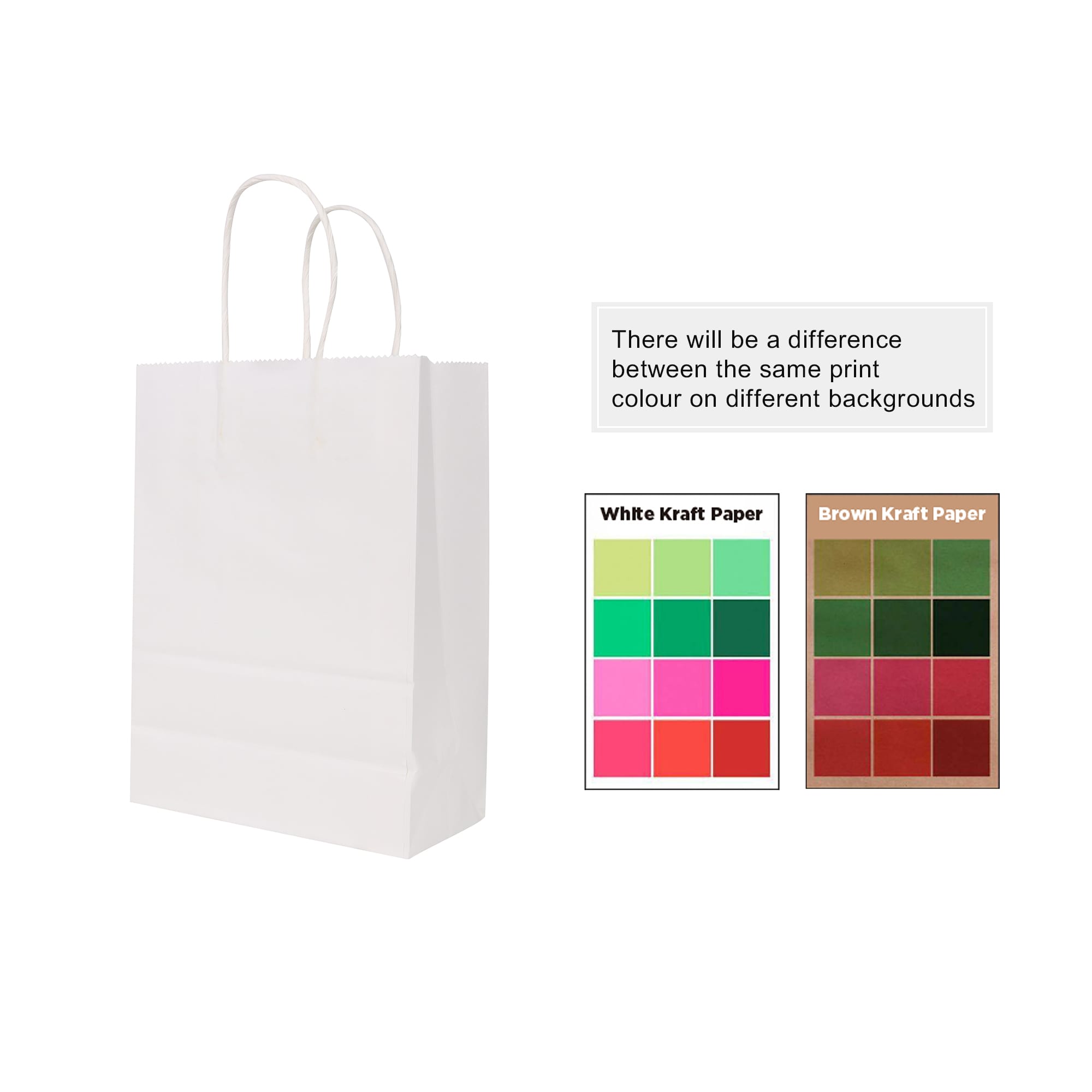 Twisted Handle Kraft Paper Bag(220x270x110mm)