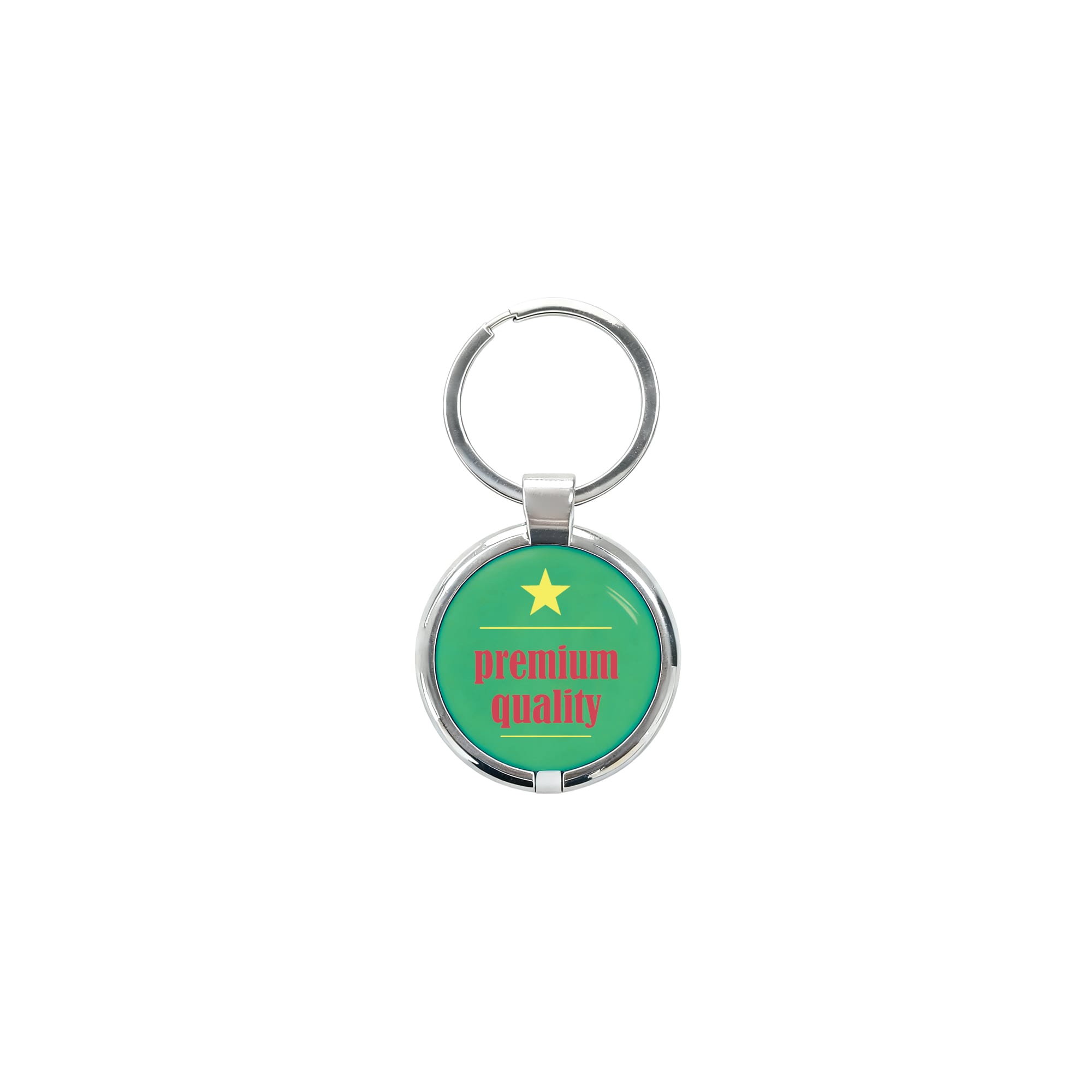 NFC Epoxy  Round Tag with Metal Keyring