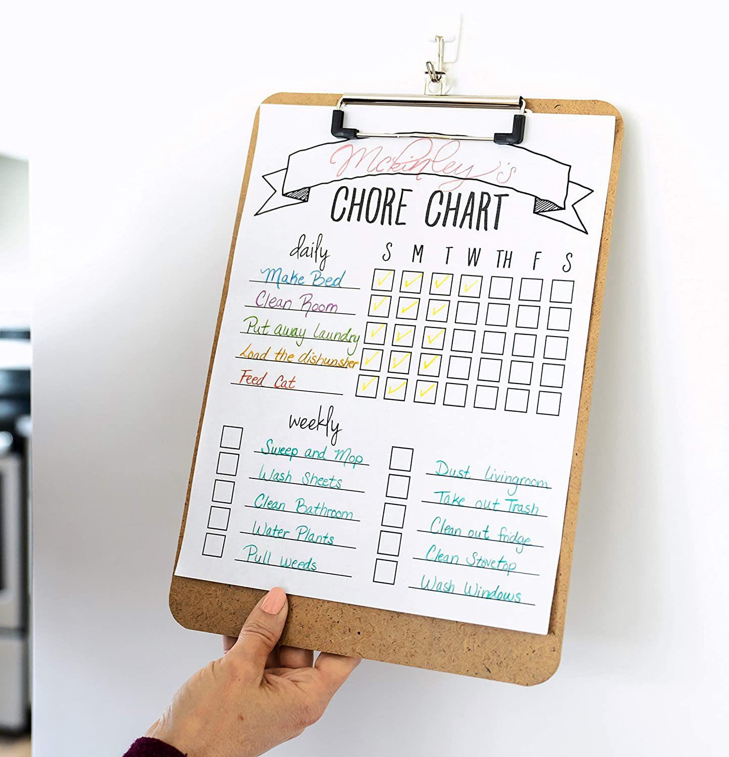 Wooden Clipboard