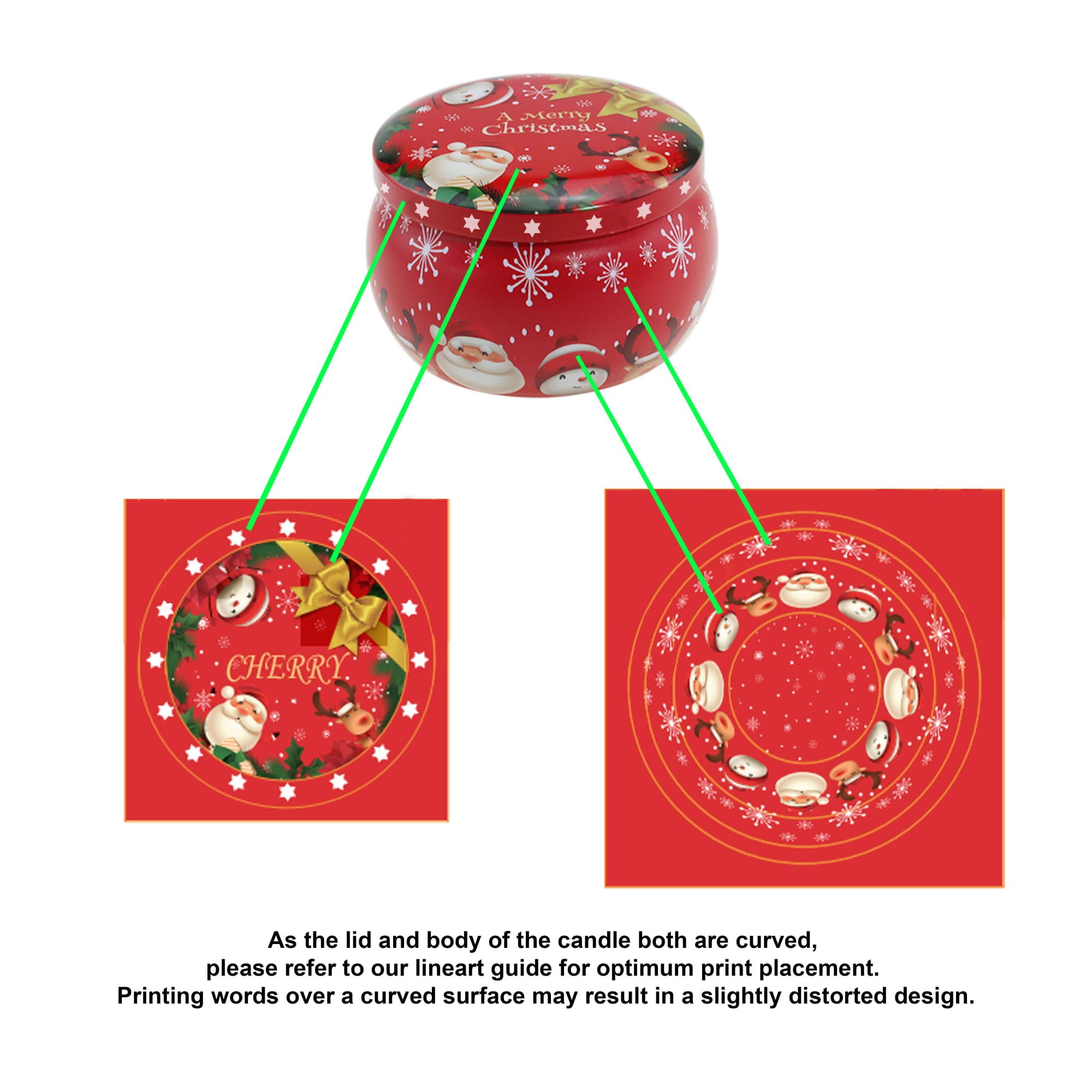 Tin Candle Set (4pcs)