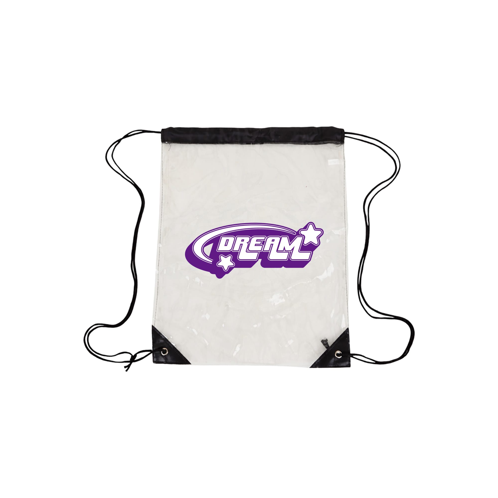 Clear PVC Drawstring Bag