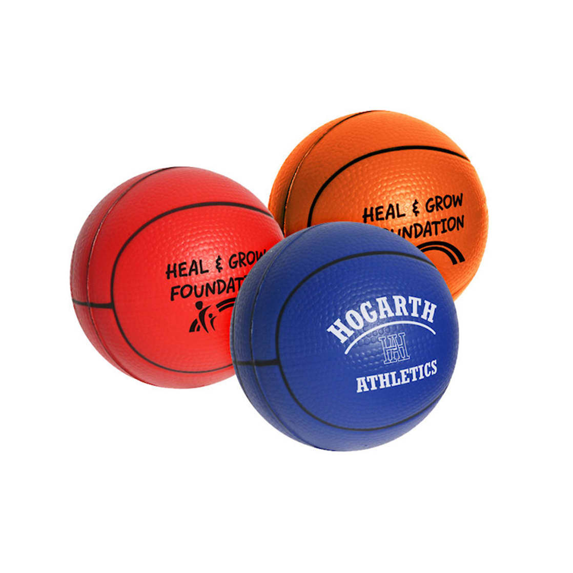 63mm Basketball Shape Stress Reliever