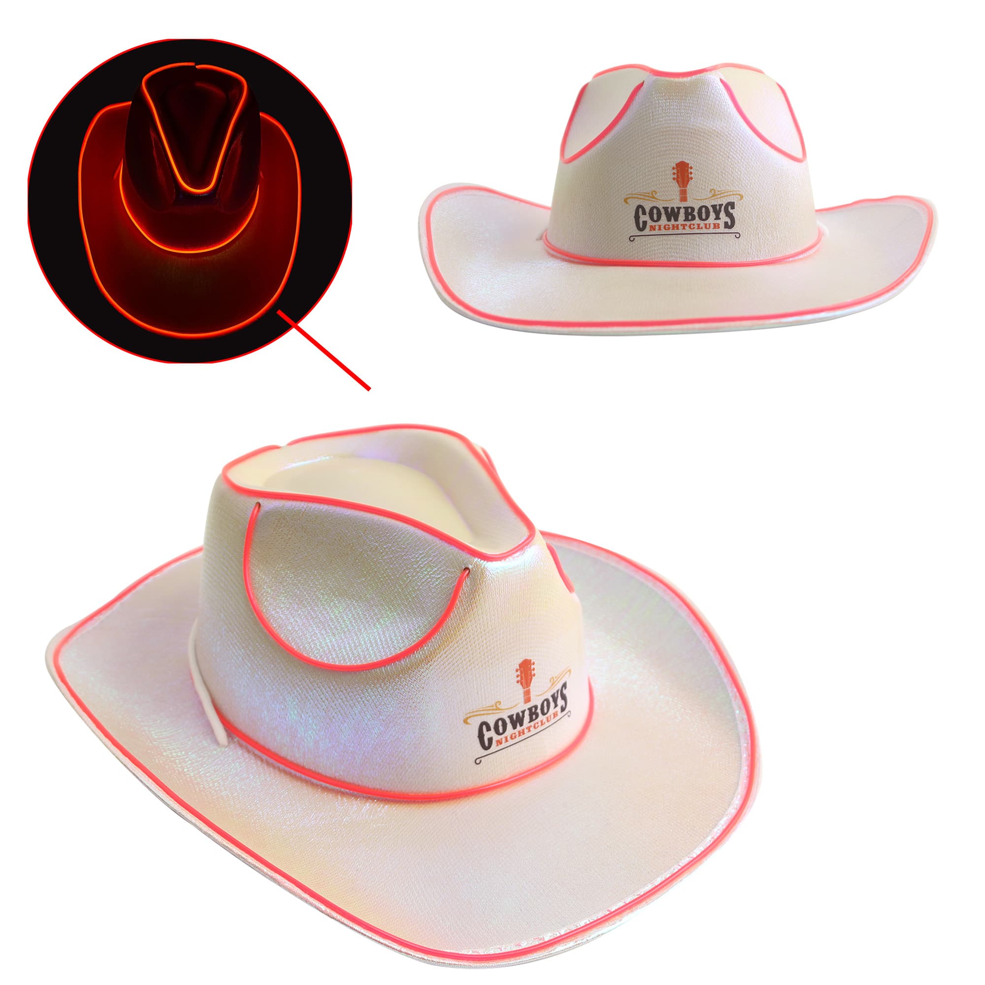 Light Up Cowboy Hats