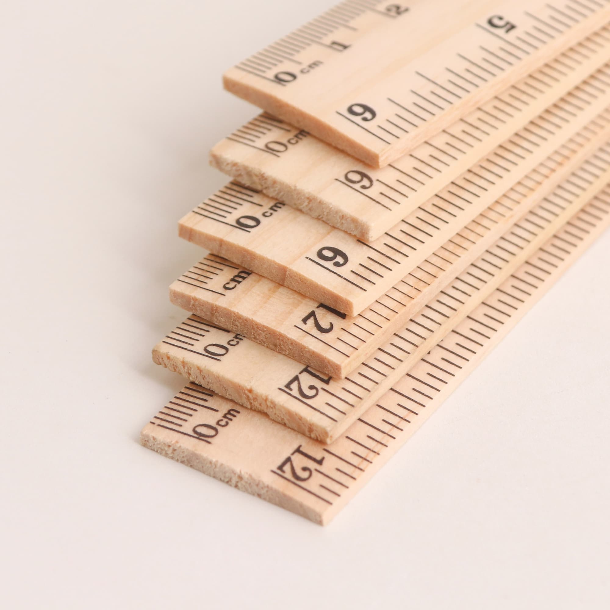 Dual Scale Wooden Ruler