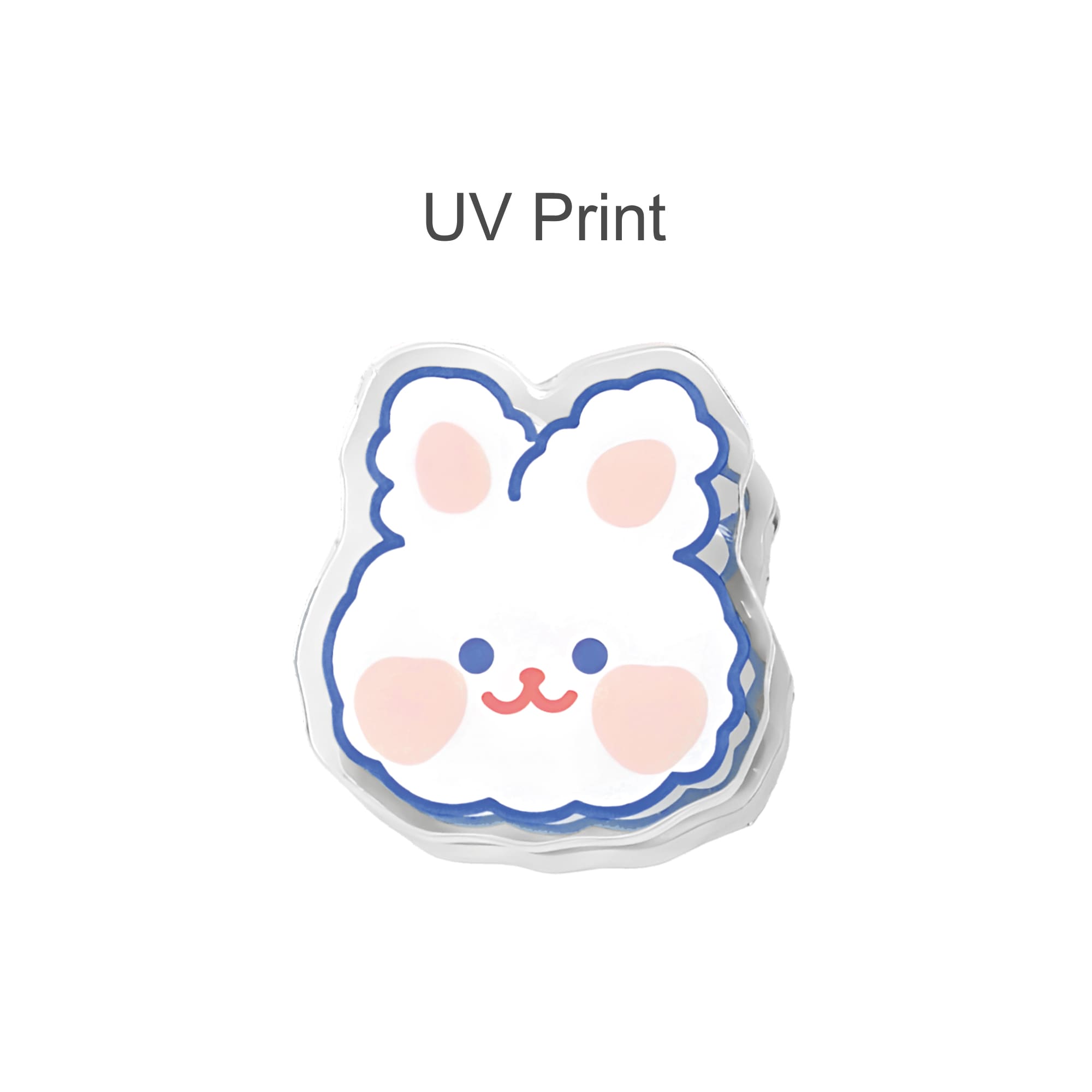 Custom Shape Acrylic UV Print Clip