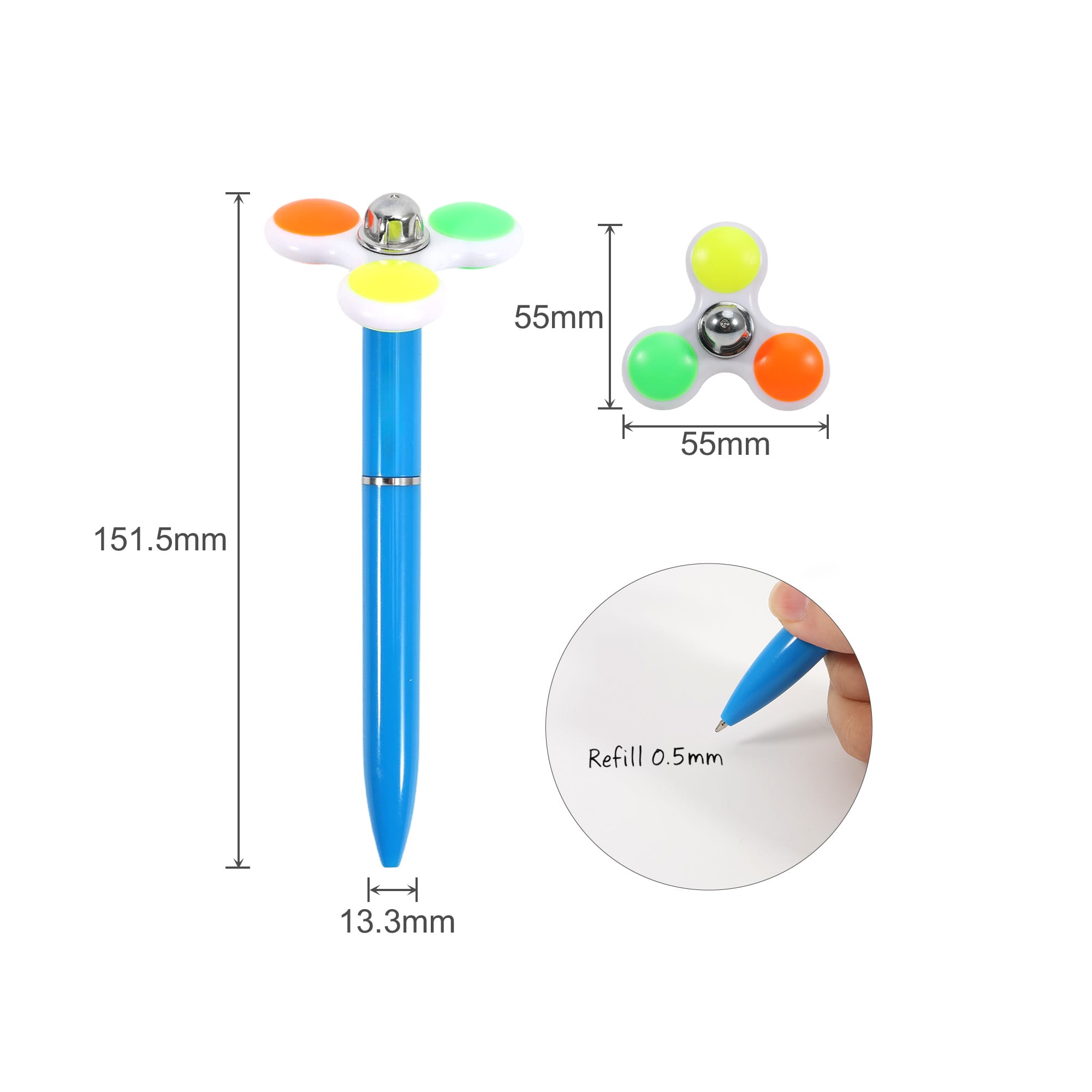 Spinning Topper Fidget Pen A