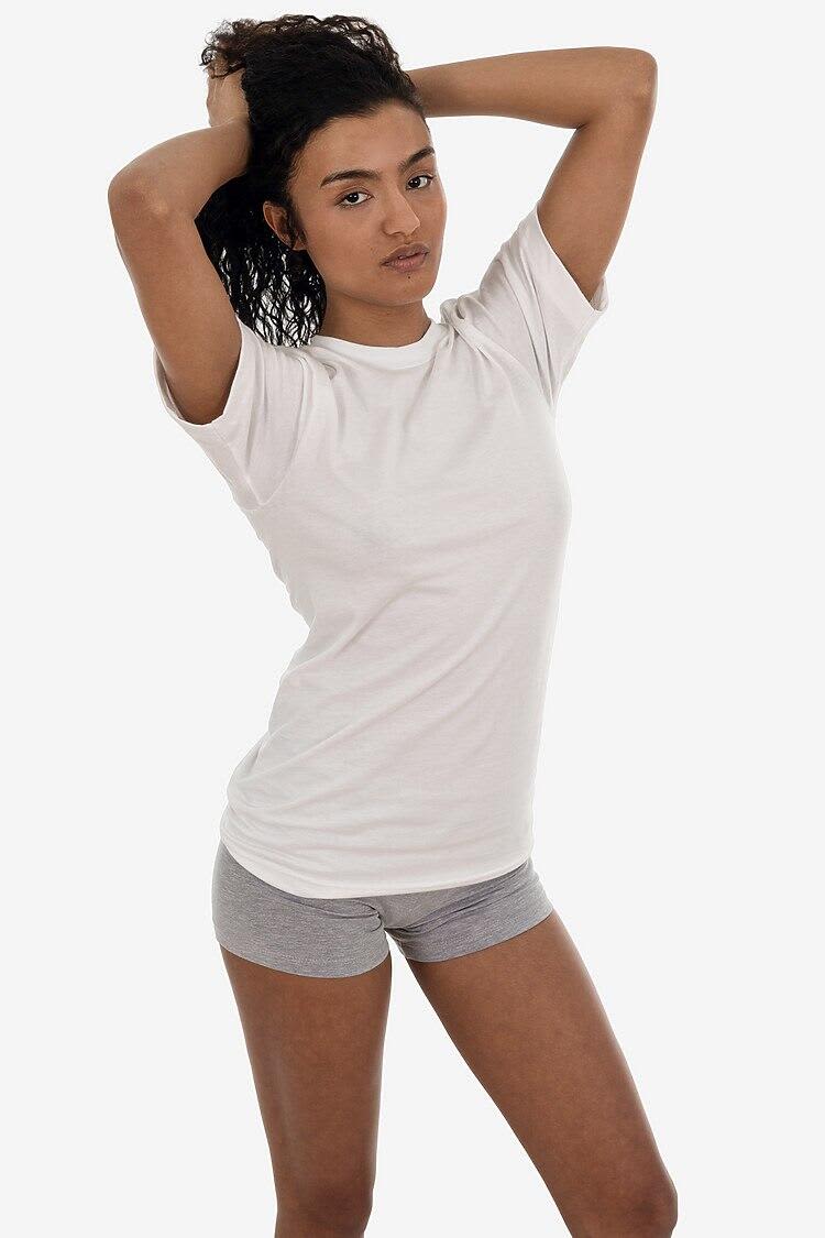 Short Sleeve Fine Jersey Crew Tee