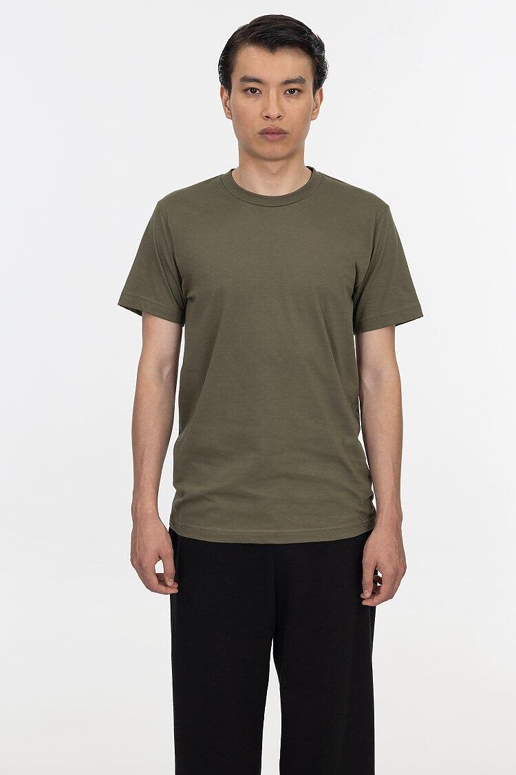 Short Sleeve Fine Jersey Crew Tee