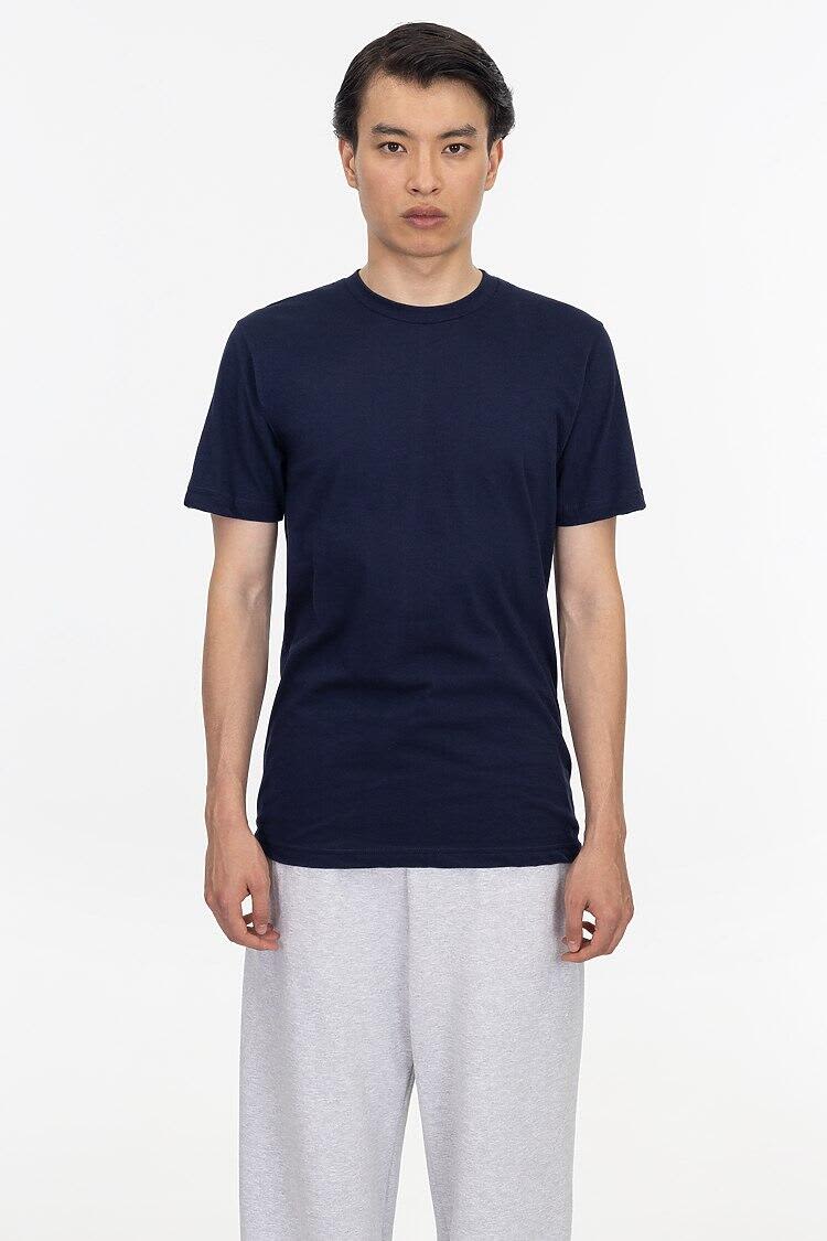 Short Sleeve Fine Jersey Crew Tee