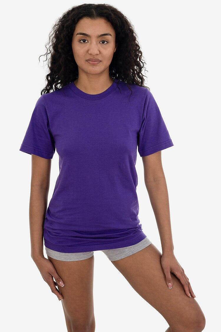 Short Sleeve Fine Jersey Crew Tee