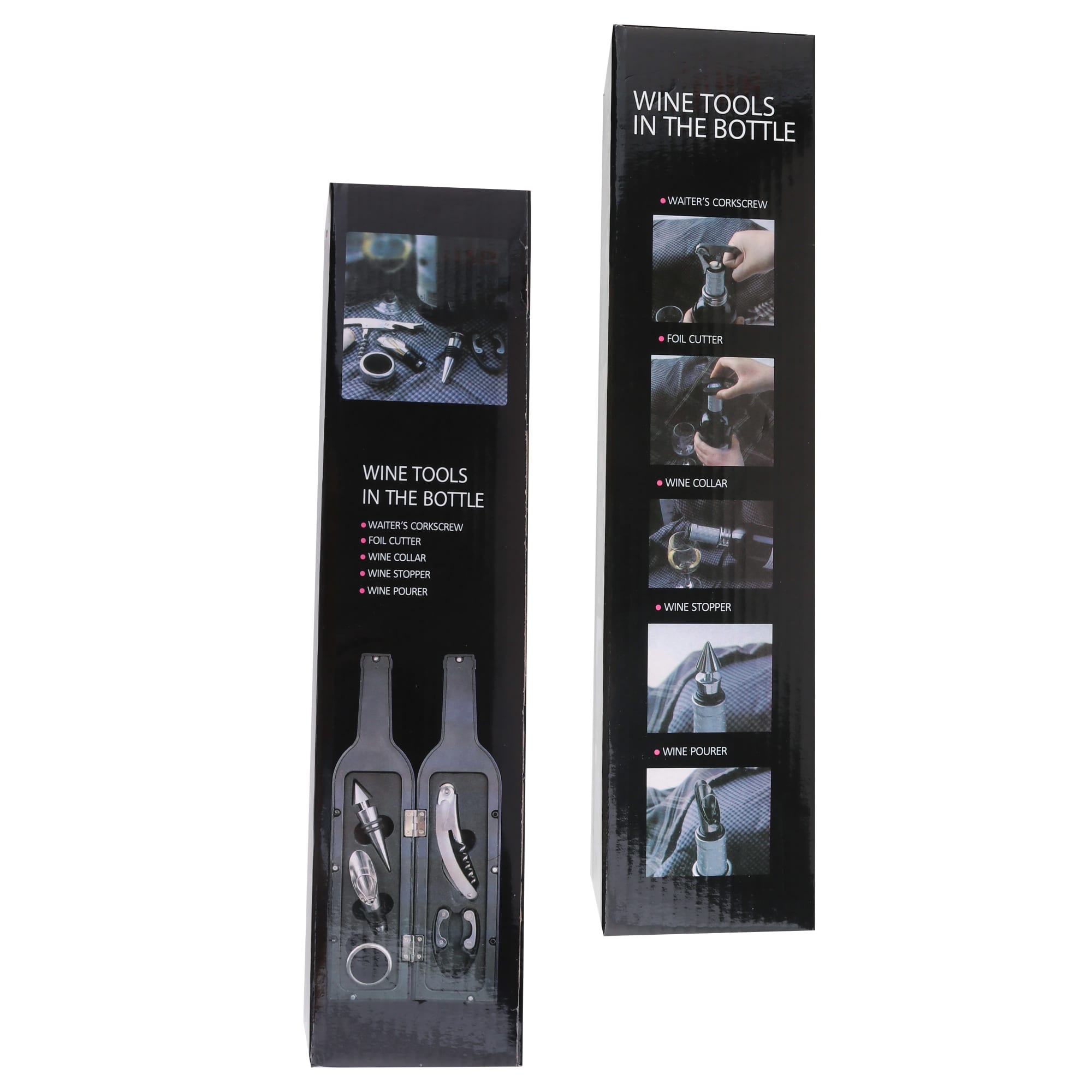 Bottle Shaped Wine Tools Set