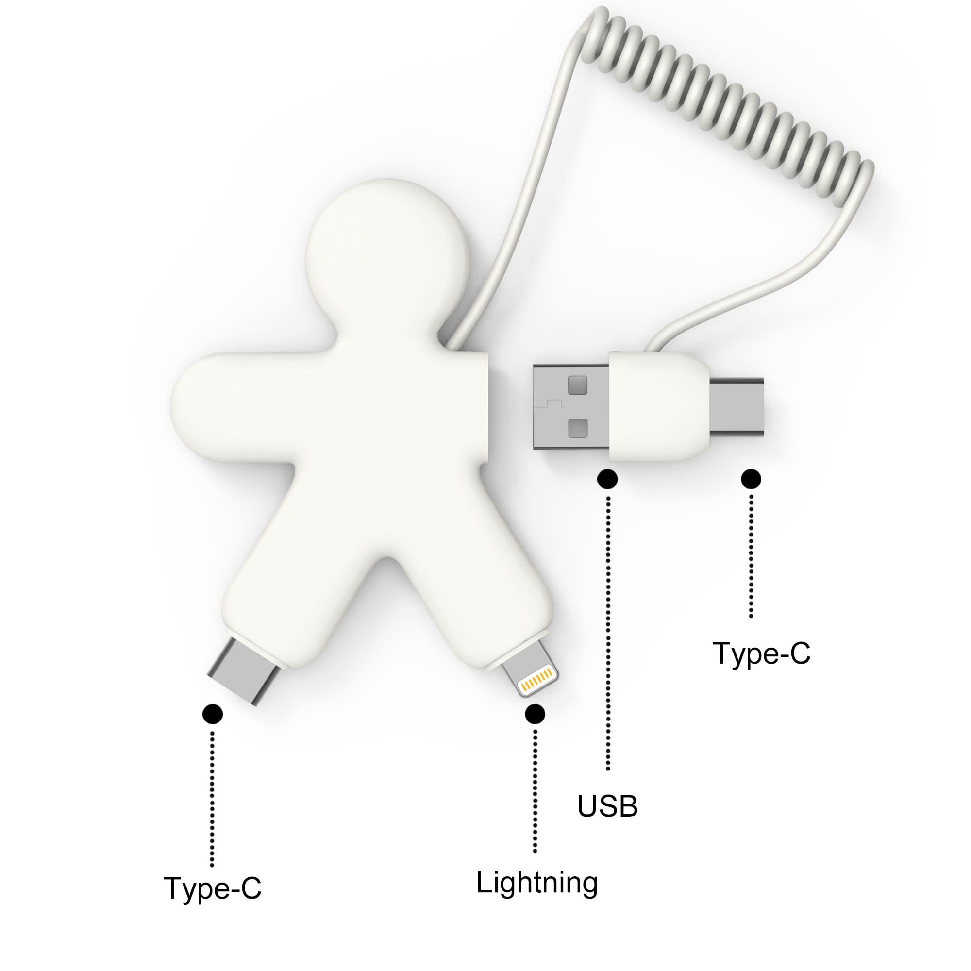 Buddy Charging Cable - recycled plastic