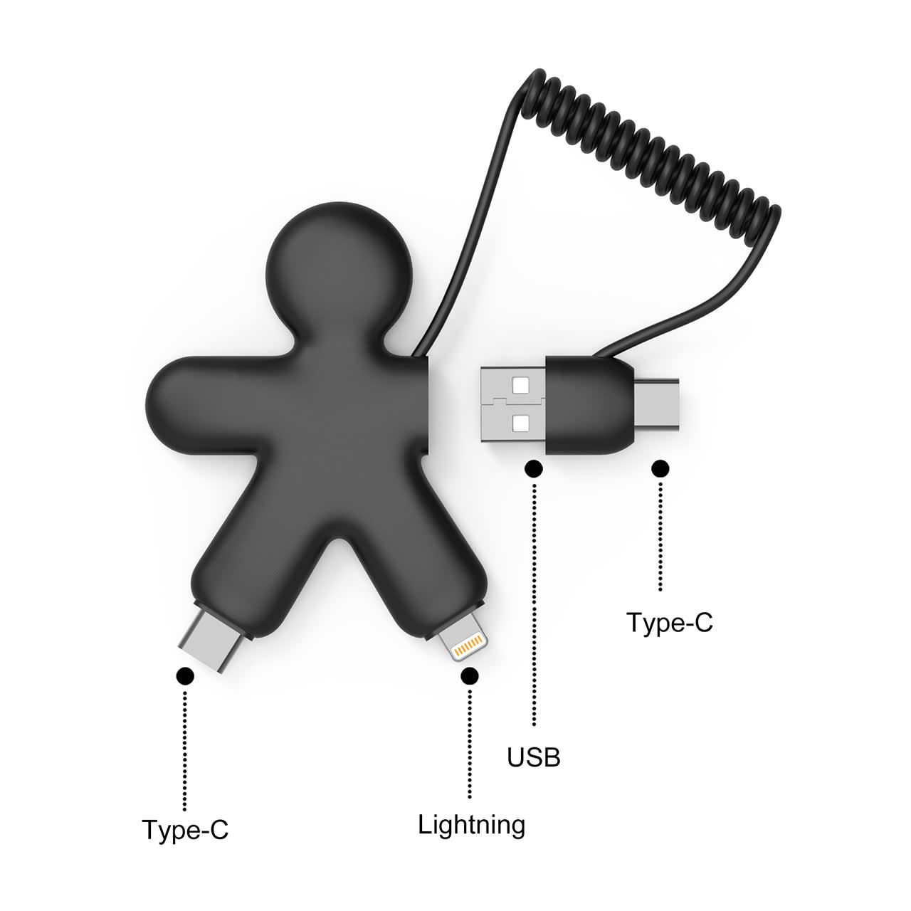 Buddy Charging Cable - recycled plastic