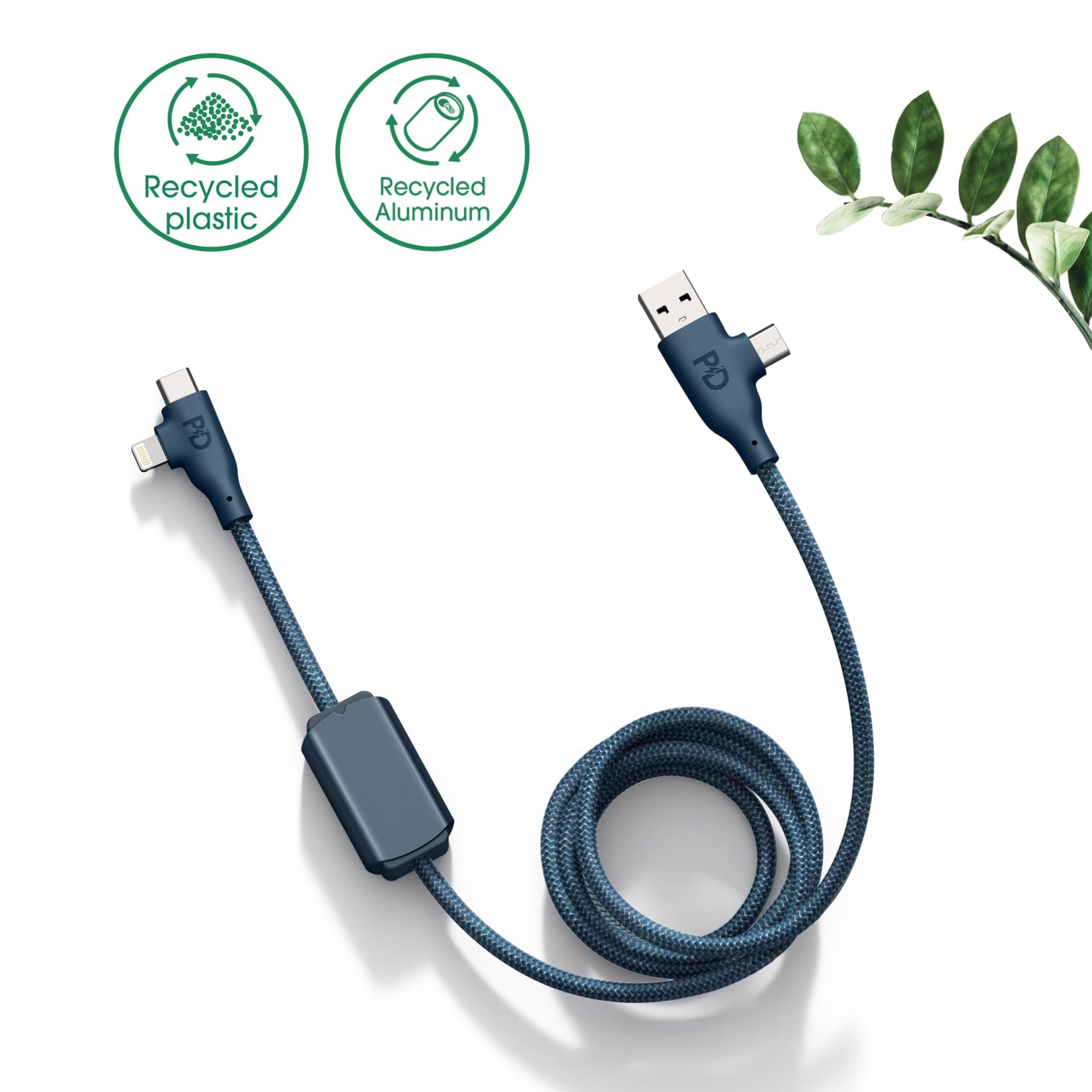 Allure PD Charging Cable 100Watt 'recycled aluminum'