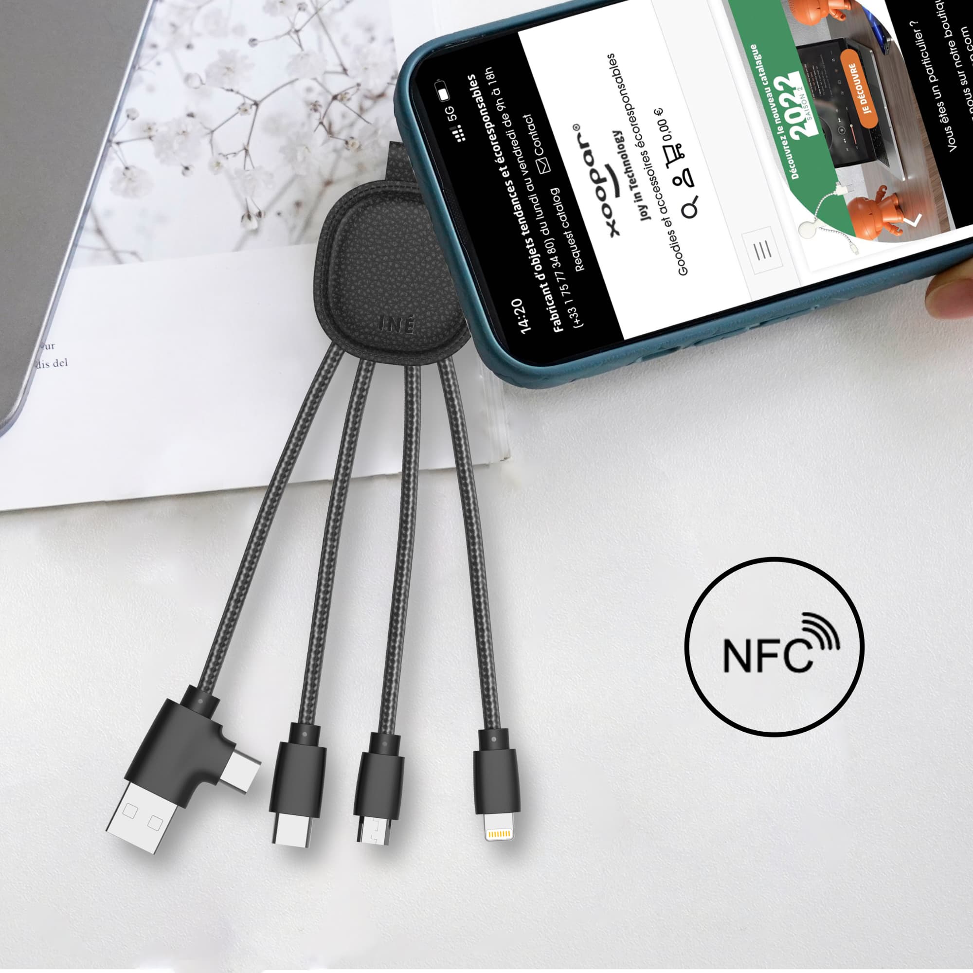 Iné Smart Cable - recycled plastic