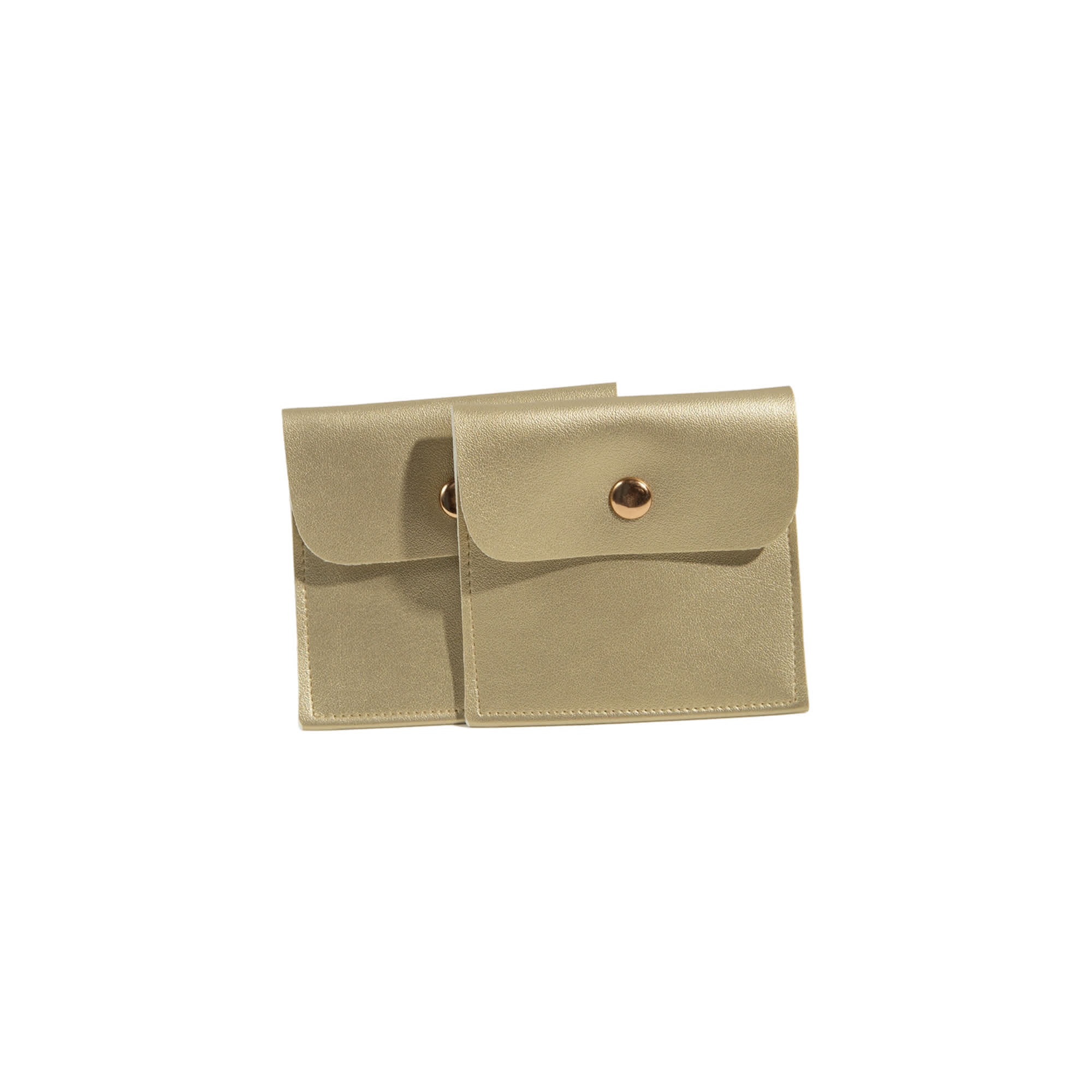 Square PU Leather Jewellery Pouch